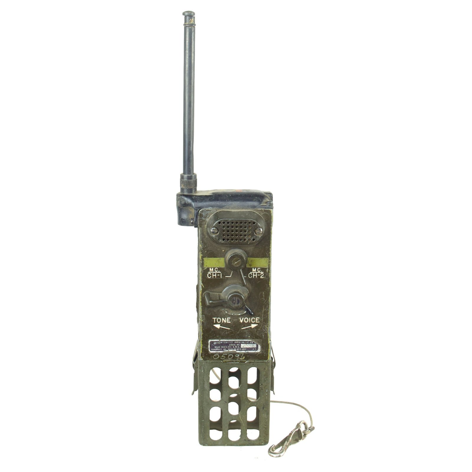 Buy Original U.S. Vietnam War Hand Held AN/PRT-4A Radio Transmitter | Original Firearms Antique For Sale