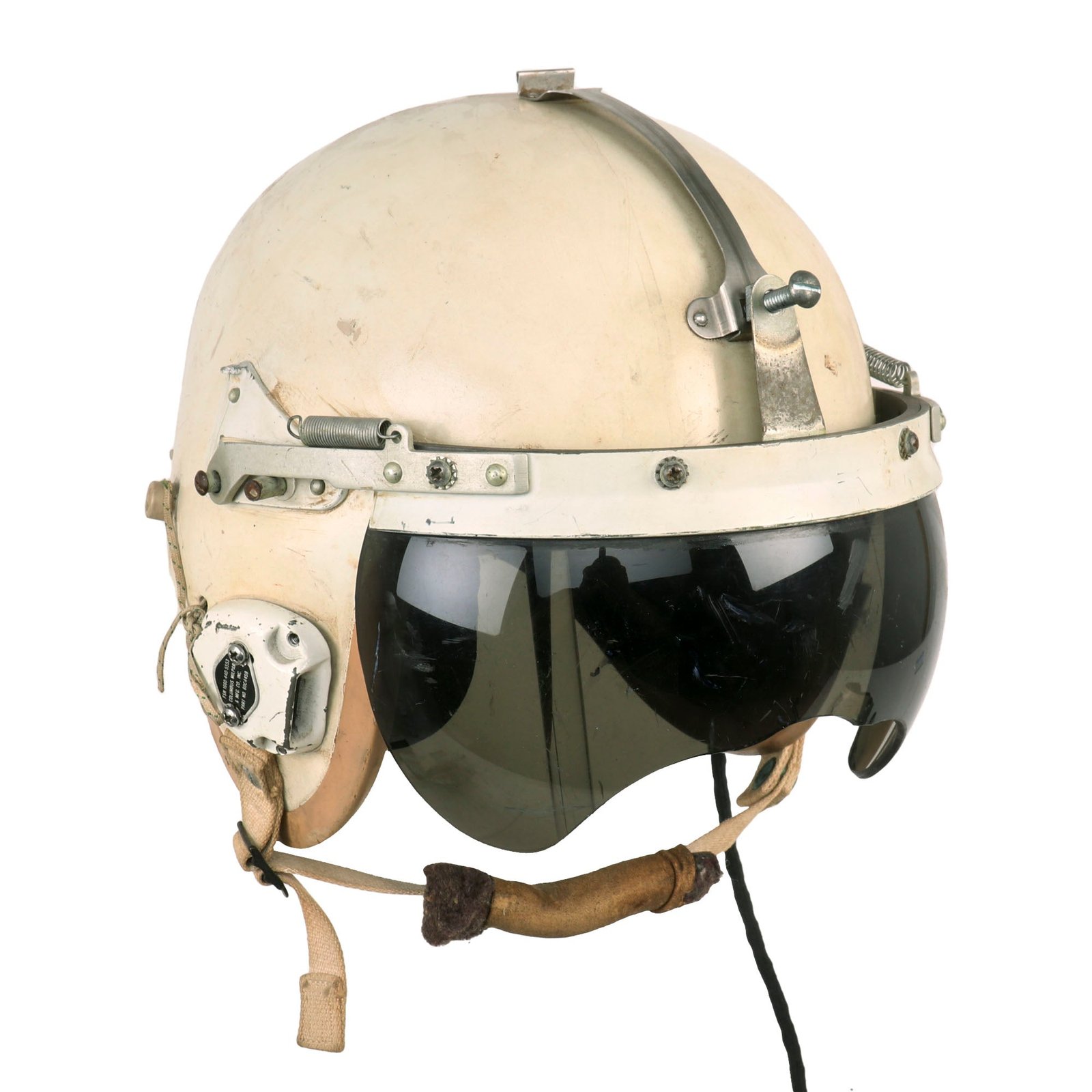 Buy Original Cold War U.S. Air Force Gentex P-4A Flying Helmet with U.S. Air Force Decal | Original Firearms Antique For Sale