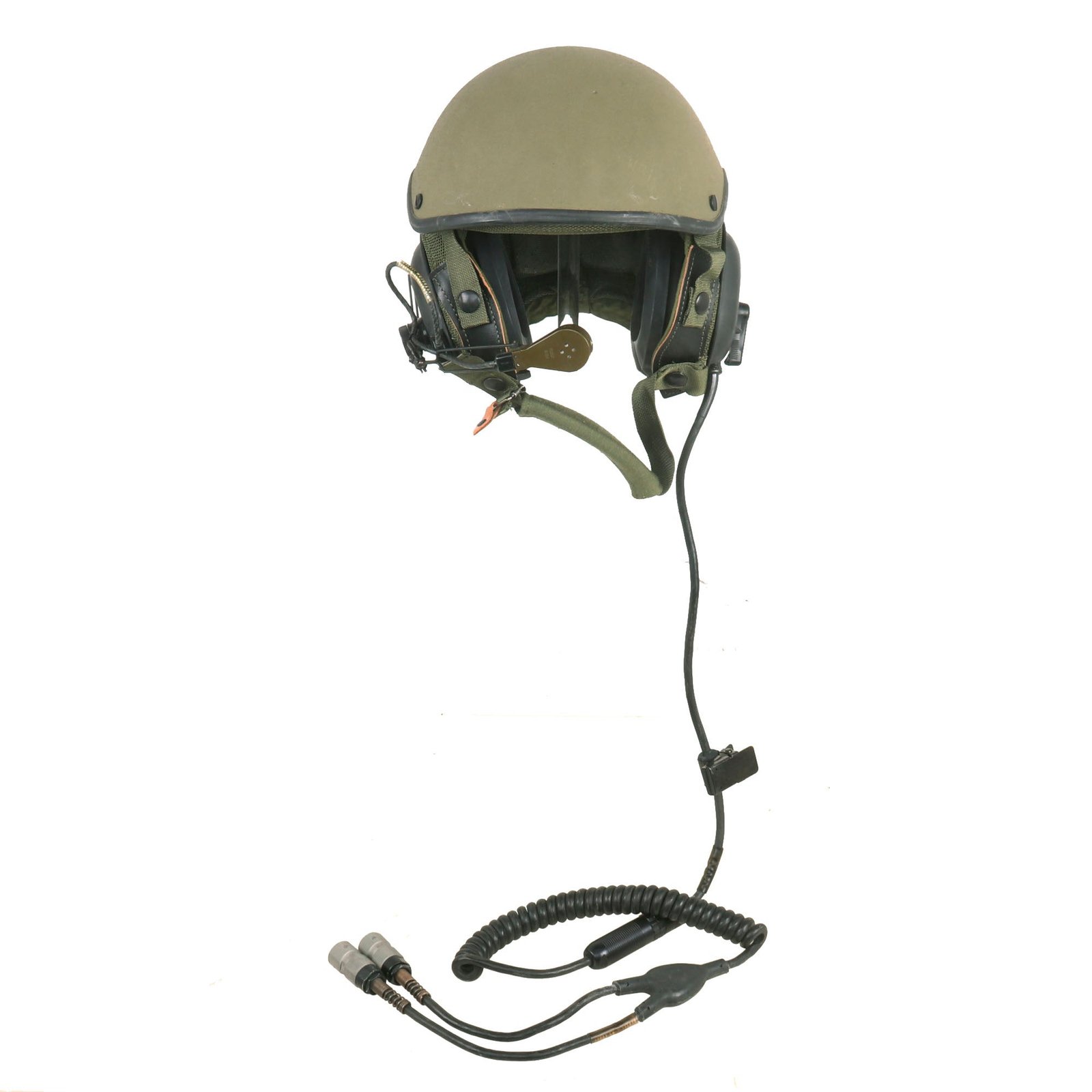 Buy Original U.S. Gulf War Desert Storm CVC DH-132A Tanker Helmet by Gentex - Dated 1985 | Original Firearms Antique For Sale