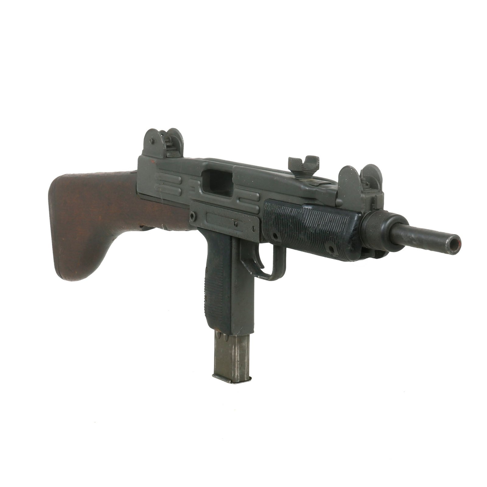 Buy Original Israeli Six-Day War UZI Display Submachine Gun dated 1961 with Wood Stock & Magazine - Serial 83534 | Original Firearms Antique For Sale