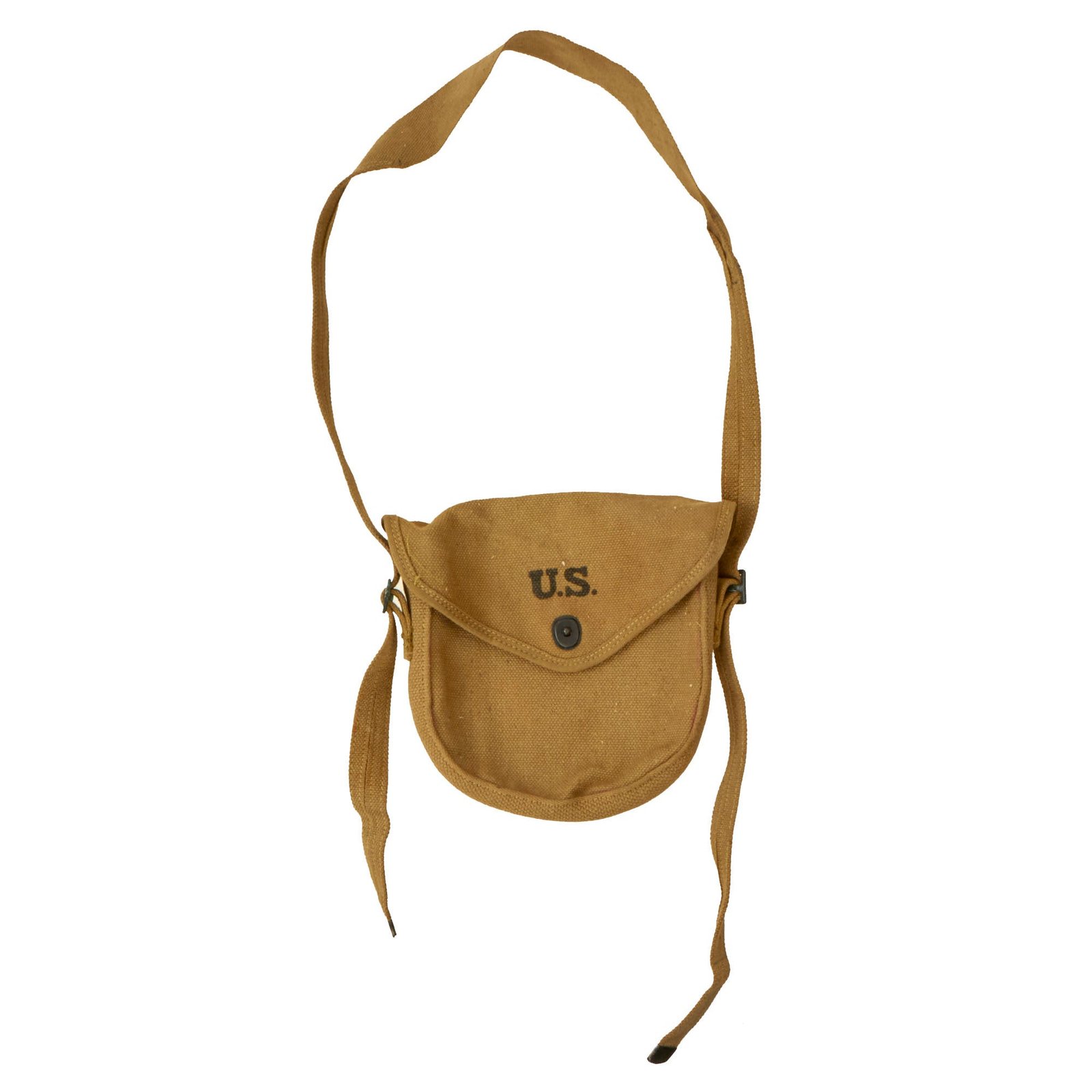 Buy Original U.S. WWII US 50 Round Drum Magazine Pouch For The M1921A Thompson Submachine Gun by RUSCO | Original Firearms Antique For Sale