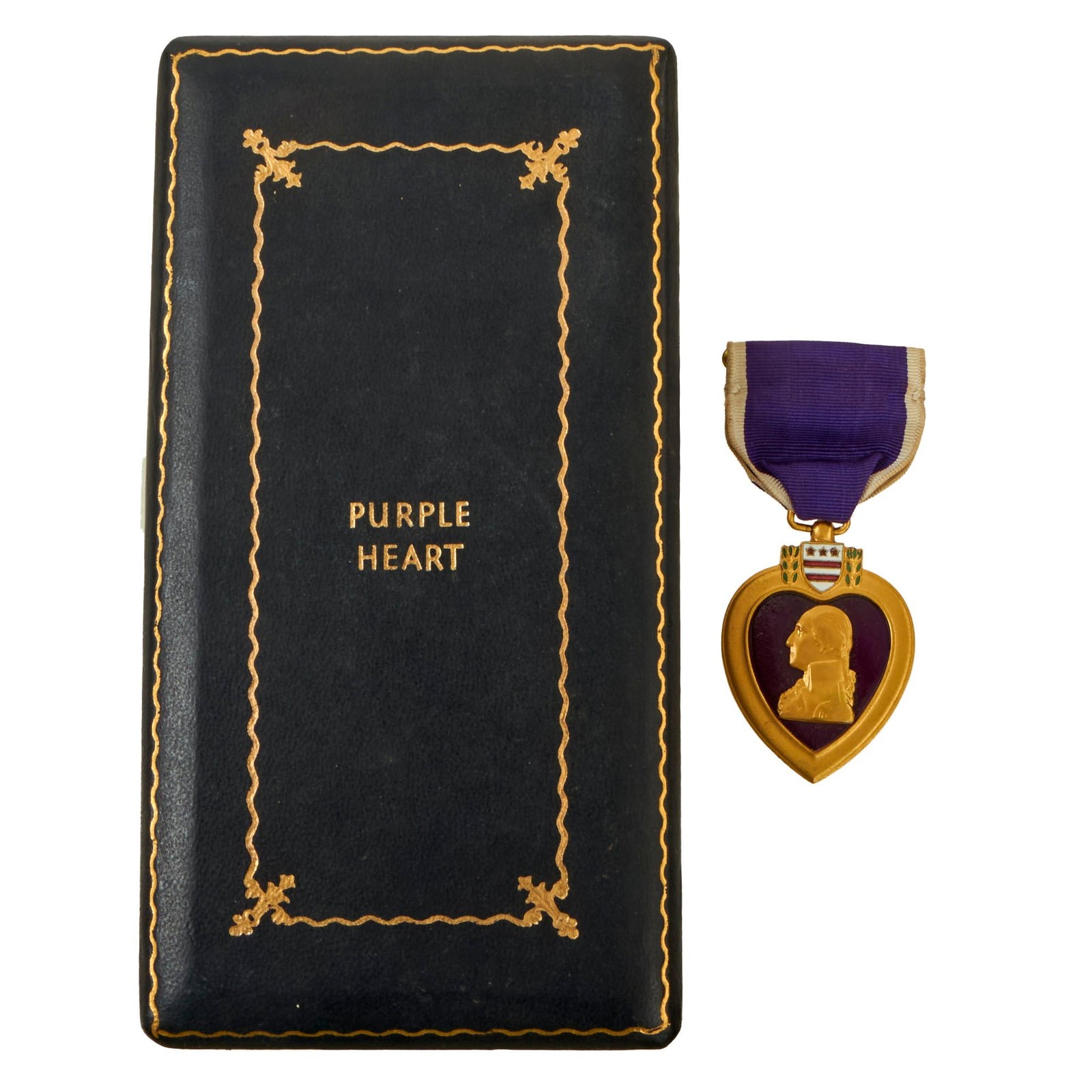 Buy Original U.S. WWII Numbered Purple Heart Medal in Original Presentation Case -  #247604 | Original Firearms Antique For Sale