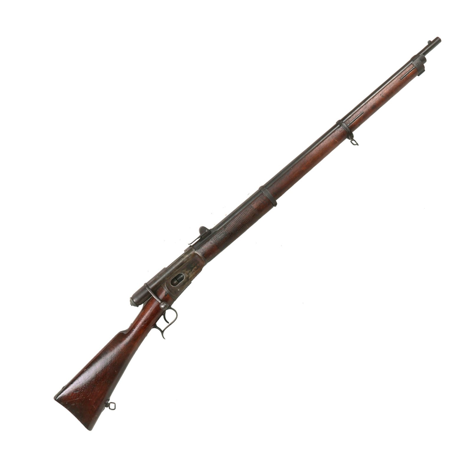 Buy Original Swiss Vetterli Repetiergewehr M1871 Infantry Magazine Rifle by W.v. Steiger Serial No 22320 - 10.35 x 47mm | Original Firearms Antique For Sale