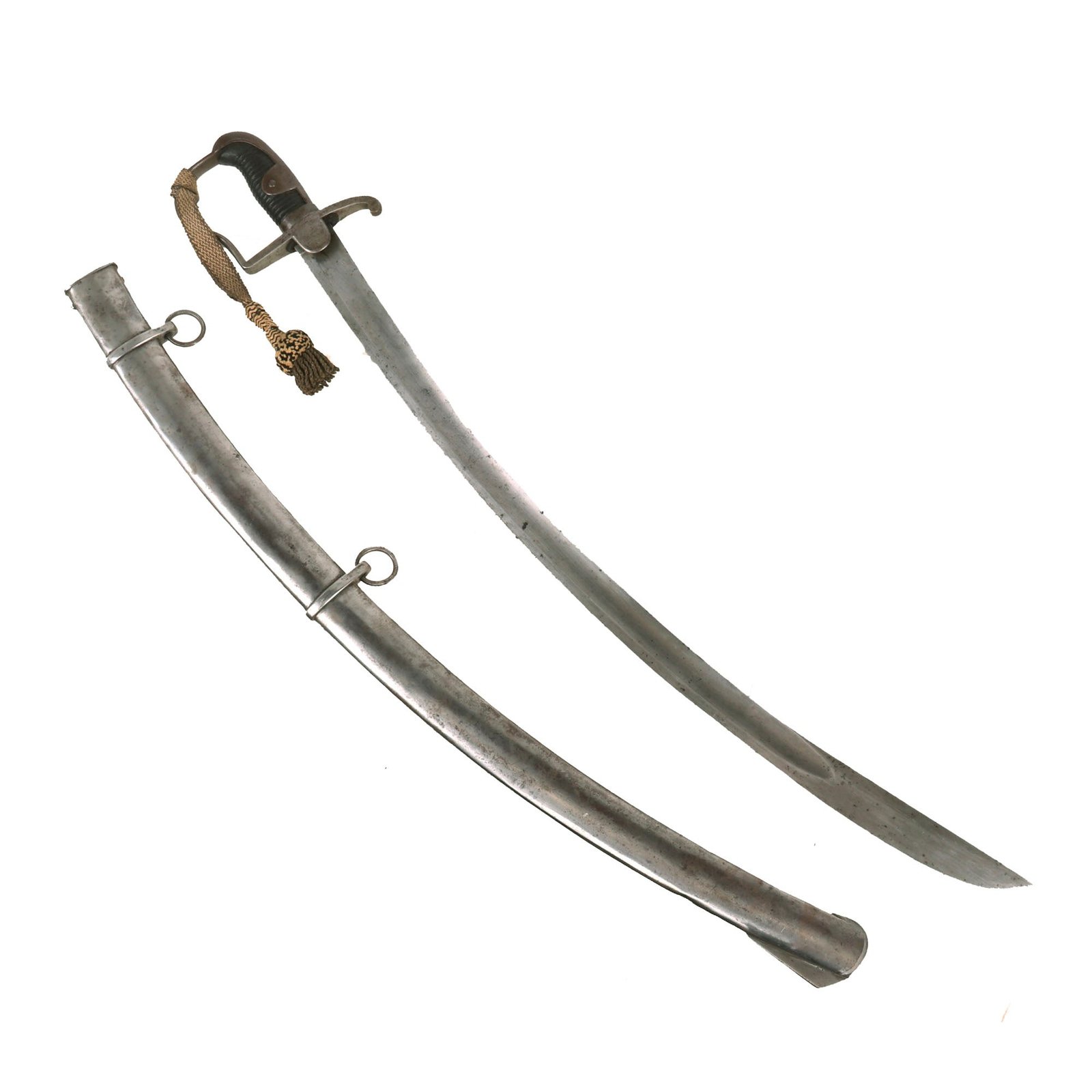 Buy Original Imperial German Pre-WWI Model 1811 Blücher Saber with Matching Scabbard & Sword Knot - Unit Markings | Original Firearms Antique For Sale