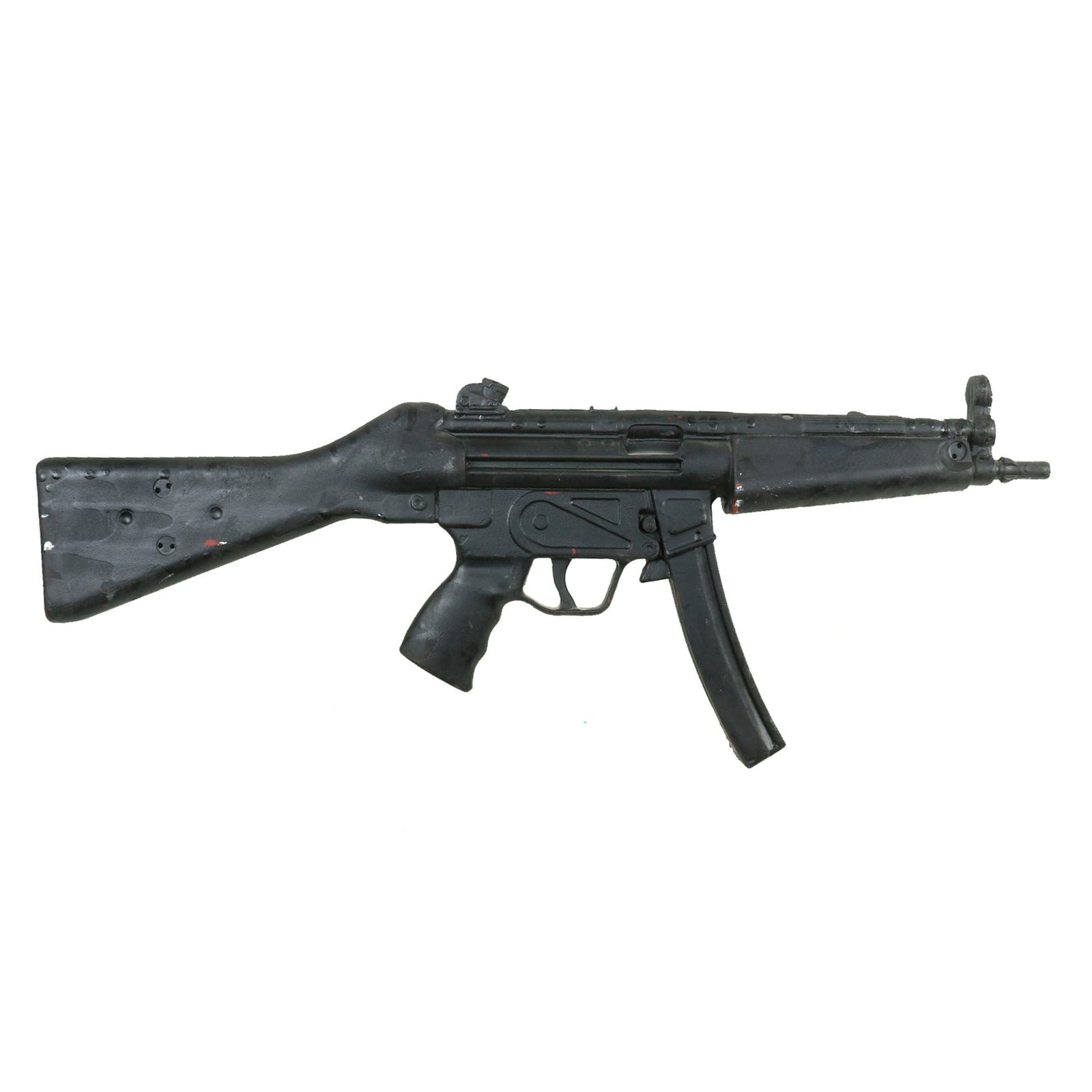 Buy Original U.S. Contemporary Law Enforcement ASP Red MP5 Training Dummy Gun Painted Black | Original Firearms Antique For Sale