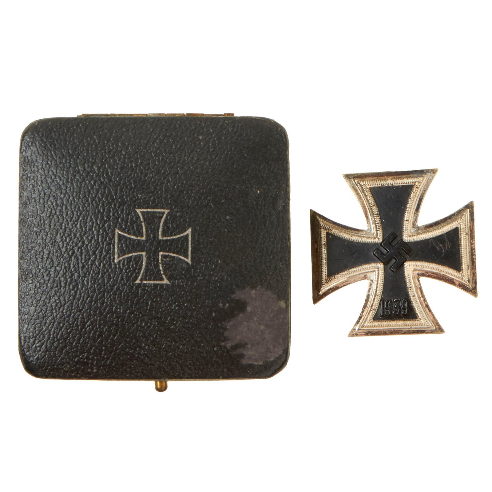 Buy Original Excellent German WWII Cased Iron Cross First Class 1939 by Friedrich Orth of Vienna - EKI | Original Firearms Antique For Sale