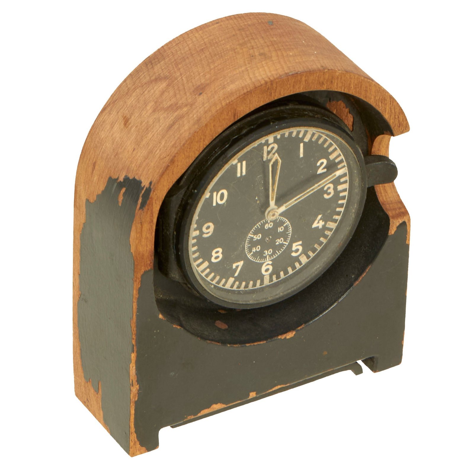 Buy Original German WWII Luftwaffe FL25591 Radio Operators Clock by Junghans with Fold Out Legs - Non-Functional | Original Firearms Antique For Sale