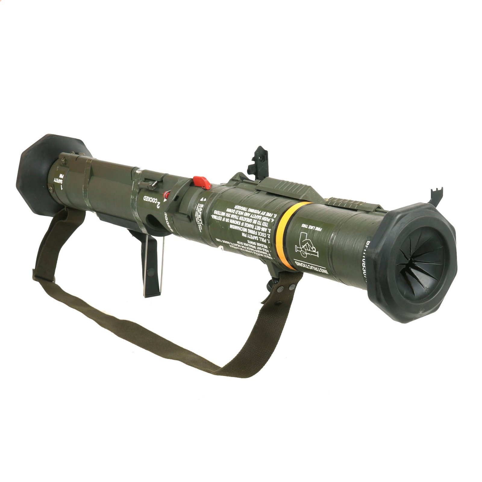Buy Original U.S. M136 AT-4 Recoilless Smoothbore 84mm Anti-Tank Launcher with Sling - Inert | Original Firearms Antique For Sale