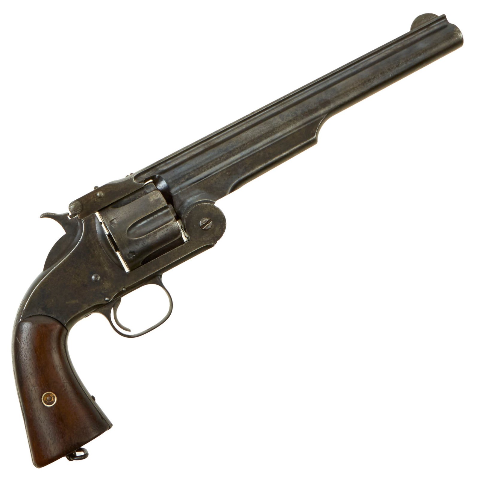Buy Original U.S. Smith & Wesson Russian Second Model No. 3 Revolver with Wooden Grips - Matching Serial 10546 | Original Firearms Antique For Sale
