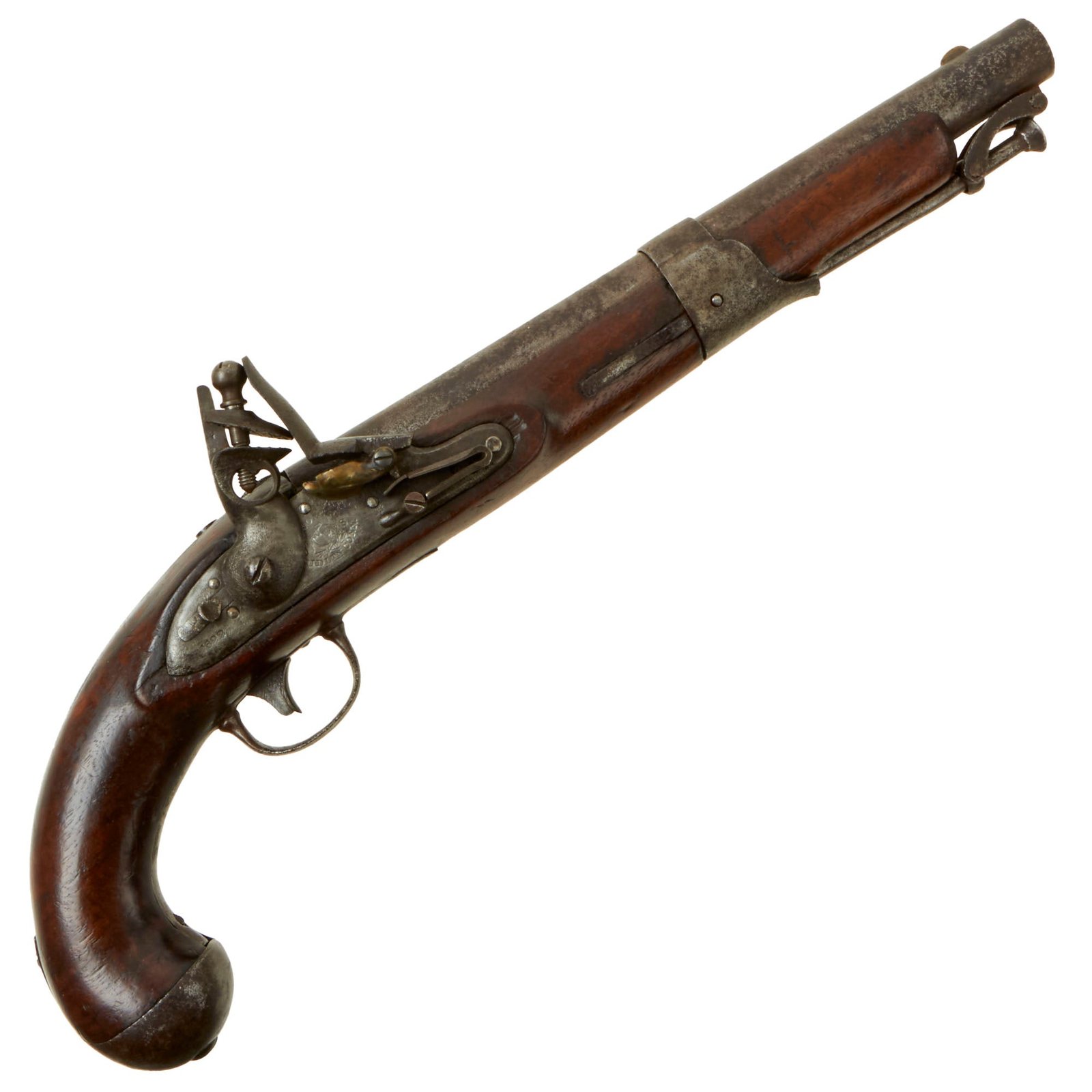 Buy Original U.S. Model 1819 Flintlock Pistol by Simeon North of Middletown Connecticut - dated 1822 | Original Firearms Antique For Sale