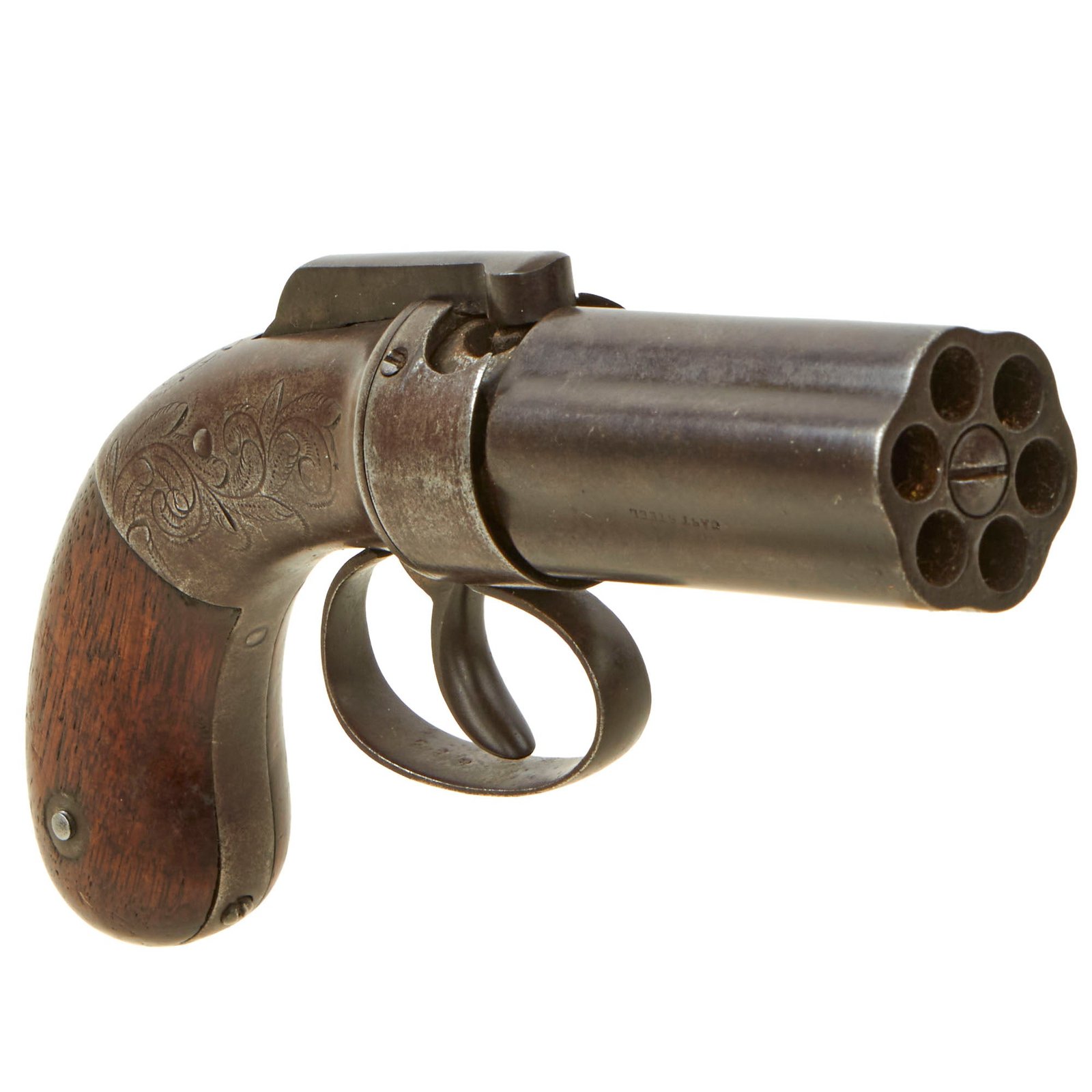 Buy Original U.S. Manhattan Firearms Co. .28cal Percussion Pepperbox Revolver Circa 1857 - Matching Serial 278 | Original Firearms Antique For Sale