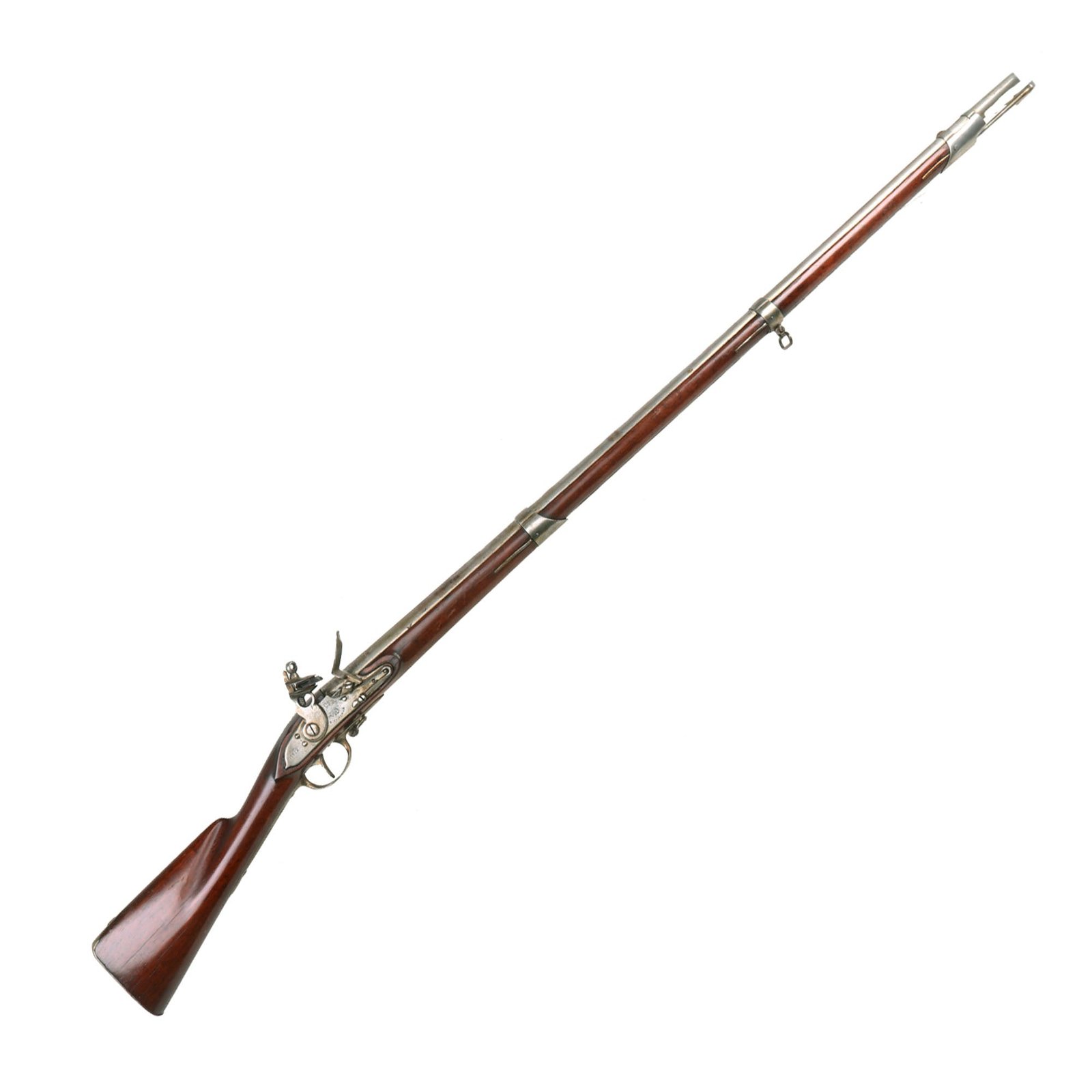 Buy Original Rare War of 1812 U.S. Model 1808 Contract Flintlock Musket by Ethan Stillman of Burlington, CT - Dated 1812 | Original Firearms Antique For Sale