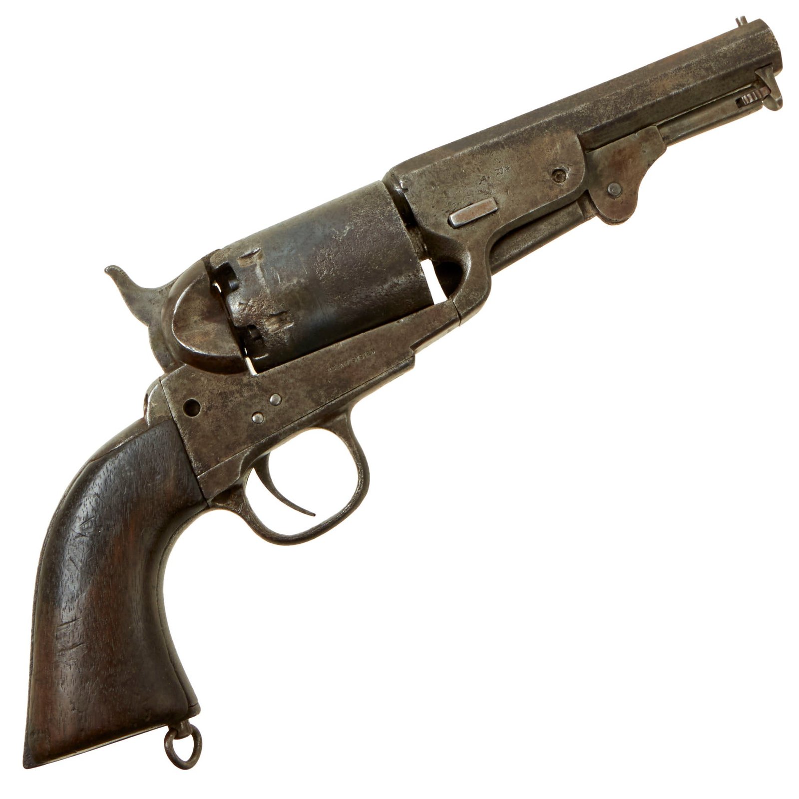 Buy Original Belgian Colt Brevete .36cal 1851 Navy Percussion Revolver Copy with 4 ½" Barrel Serial 104637 - circa 1890 | Original Firearms Antique For Sale
