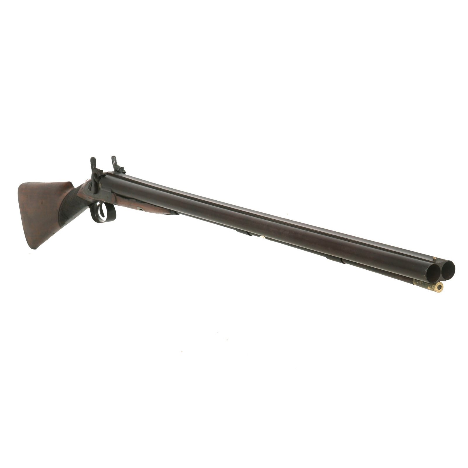 Buy Original British 13 Bore Double Barrel Percussion Shotgun by Westley Richards of London - circa 1860 | Original Firearms Antique For Sale