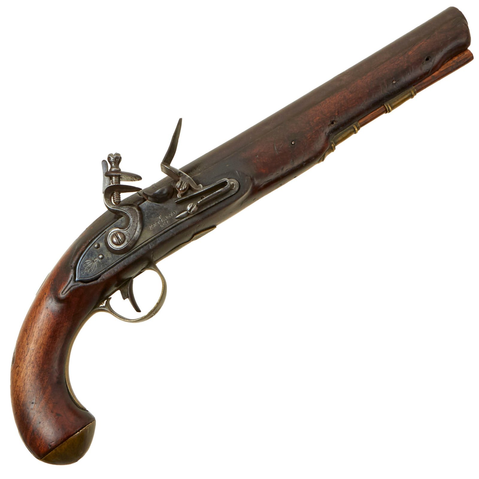 Buy Original British North American Fur-Trade Flintlock Pistol by Thomas Ketland & Co. - Circa 1813 | Original Firearms Antique For Sale