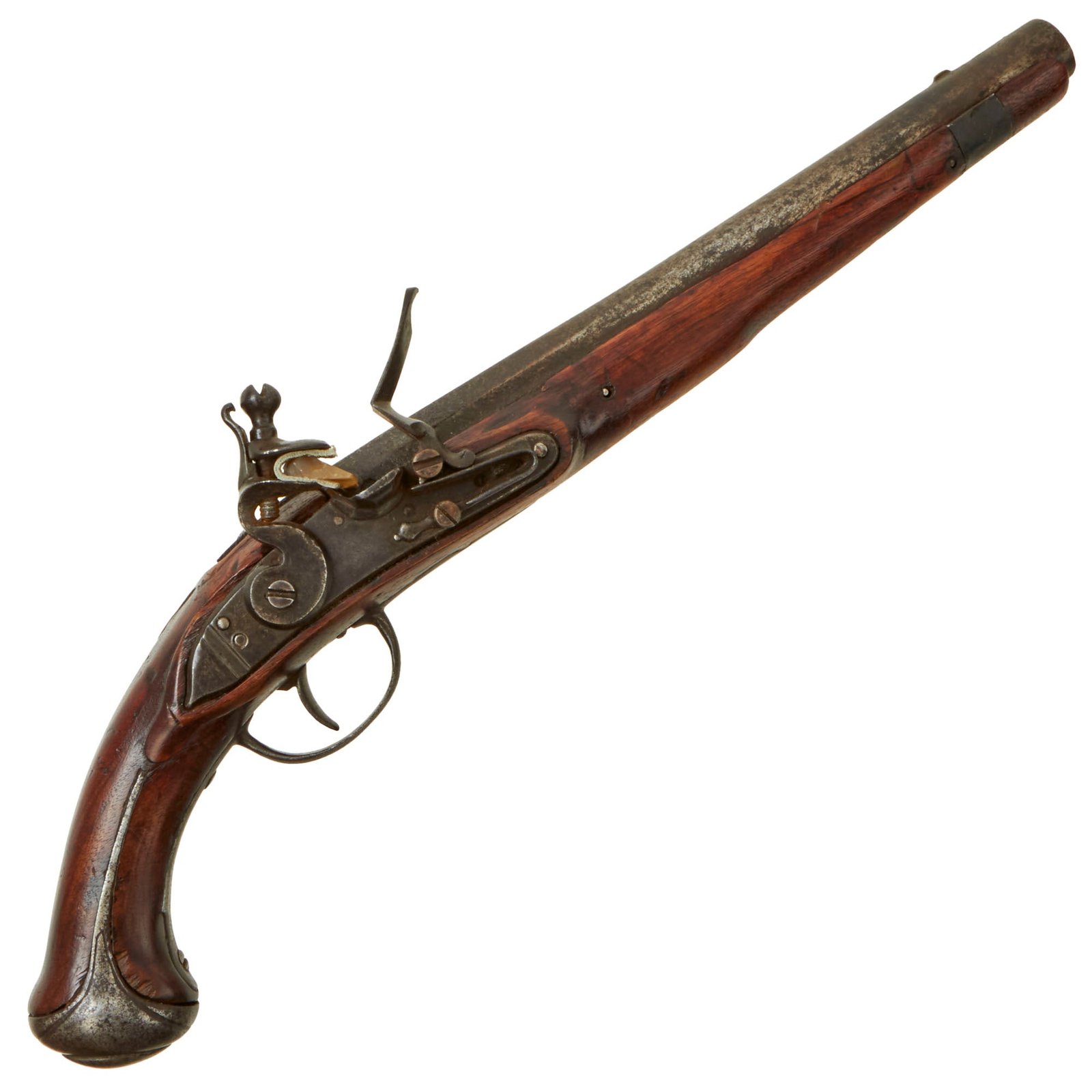 Buy Original 18th Century German or Northern European Iron Mounted Flintlock Horse Pistol - circa 1720 - 1740 | Original Firearms Antique For Sale