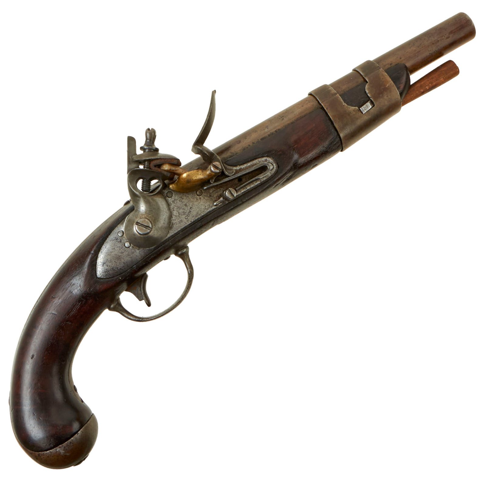 Buy Original U.S. Model 1816 Flintlock Pistol by Simeon North of Middletown Connecticut - circa 1820 | Original Firearms Antique For Sale