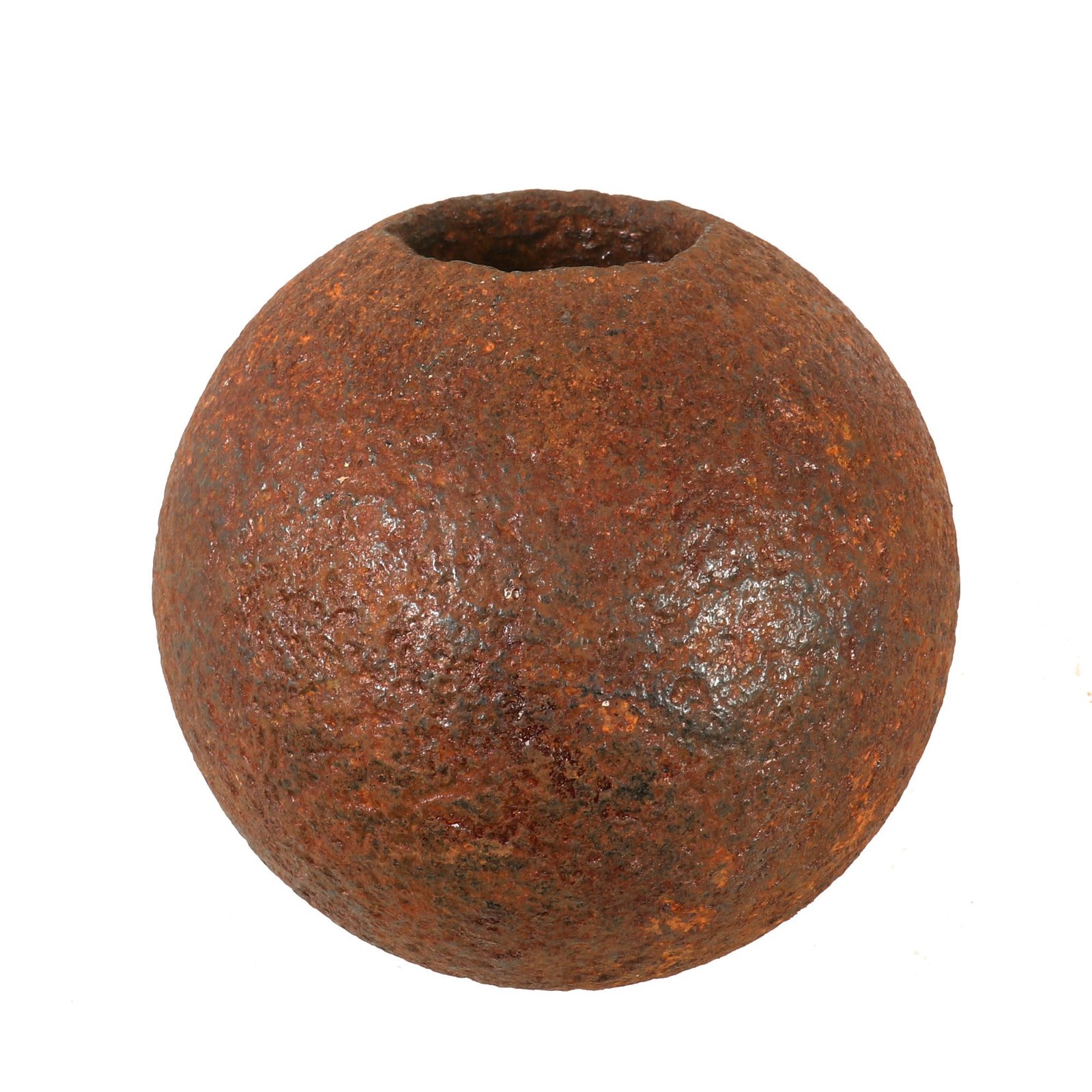 Buy Original U.S. Civil War Federal INERT 12 Pdr Cannonball For Use With a Bormann Timed Fuse - Ground Dug at Chattanooga | Original Firearms Antique For Sale