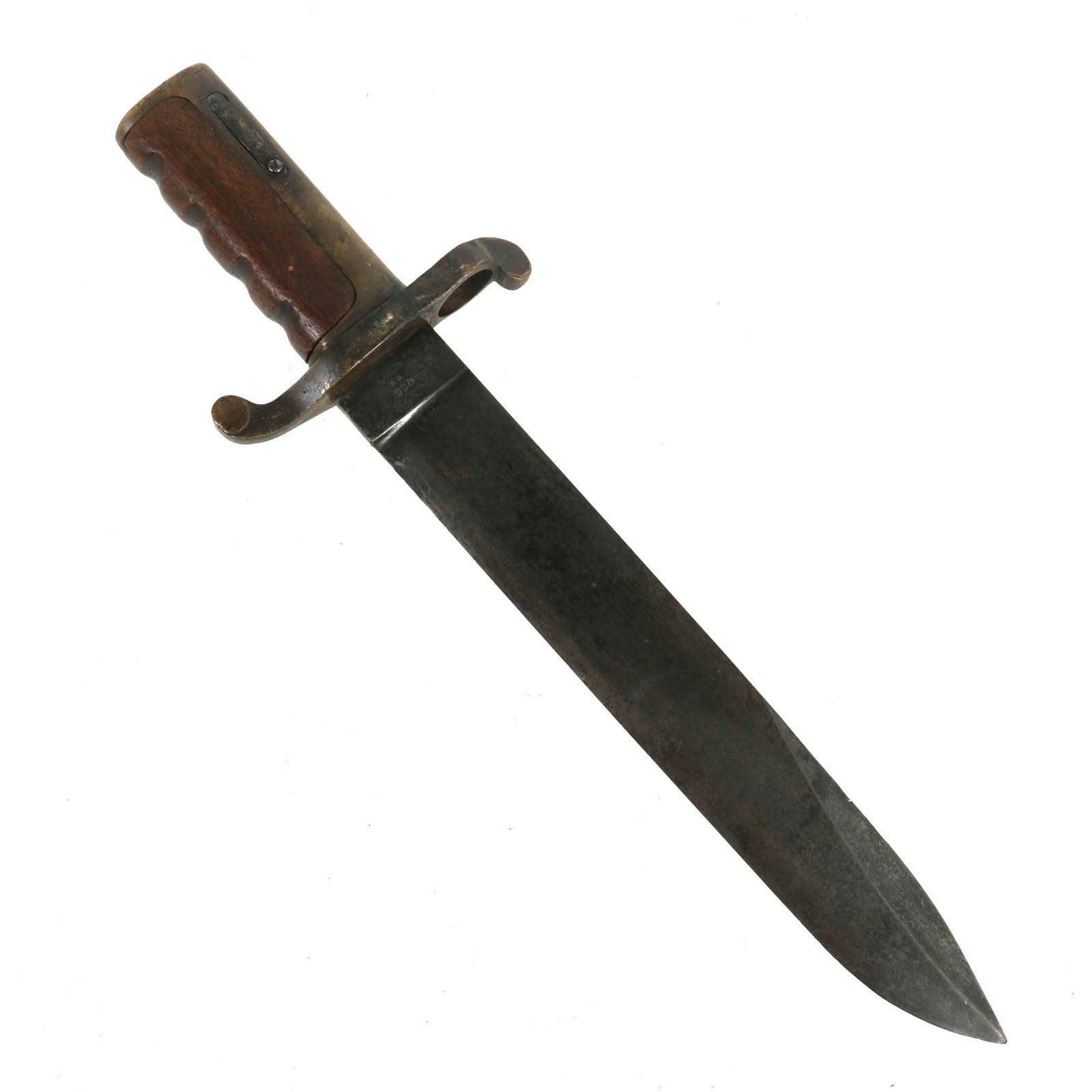 Buy Original U.S. Civil War US Navy M1861 “Dahlgren” Bowie Knife Bayonet By Ames - Dated 1864 | Original Firearms Antique For Sale