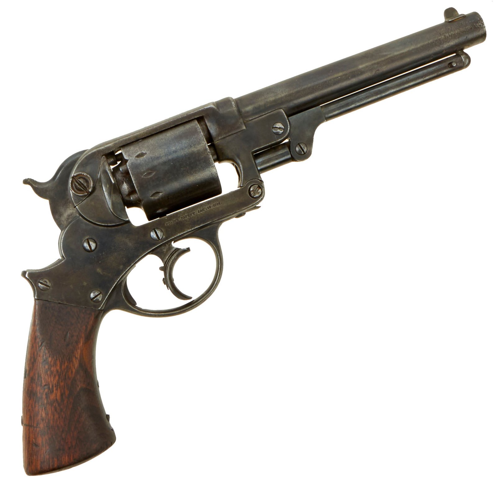 Buy Original U.S. Civil War Starr Arms M1858 .44 Double Action Army Percussion Revolver - Worn Serial Number | Original Firearms Antique For Sale