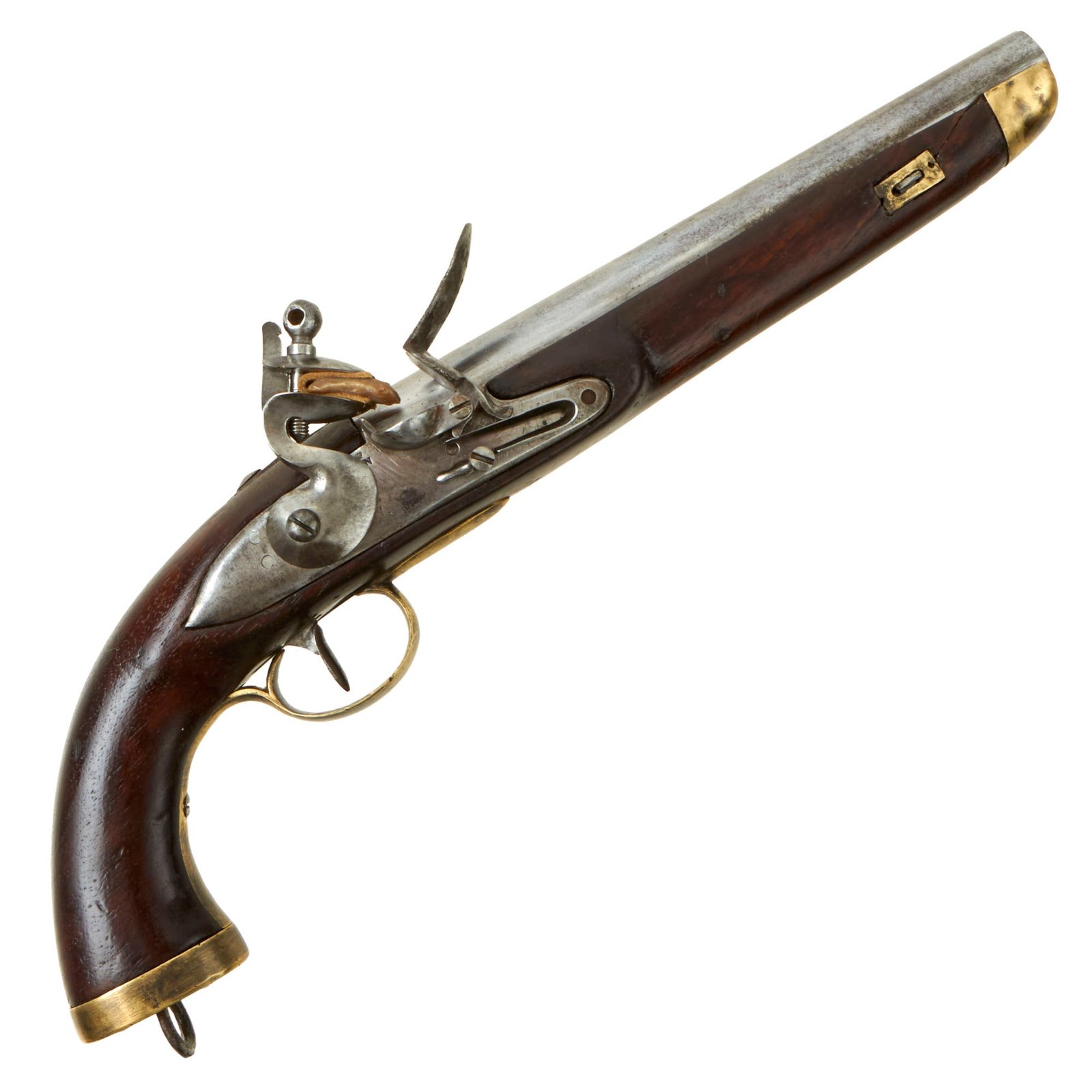 Buy Original Dutch Napoleonic Belgian Made Flintlock Naval Pistol - circa 1800-1810 | Original Firearms Antique For Sale