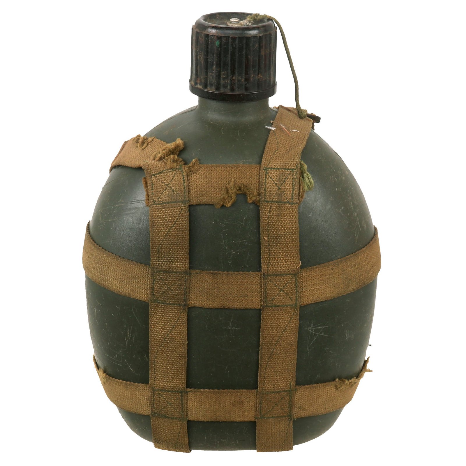Buy Original Vietnam War ChiCom Made Vietcong Canteen - Oversized Portable Water Can - Possible American Bringback | Original Firearms Antique For Sale