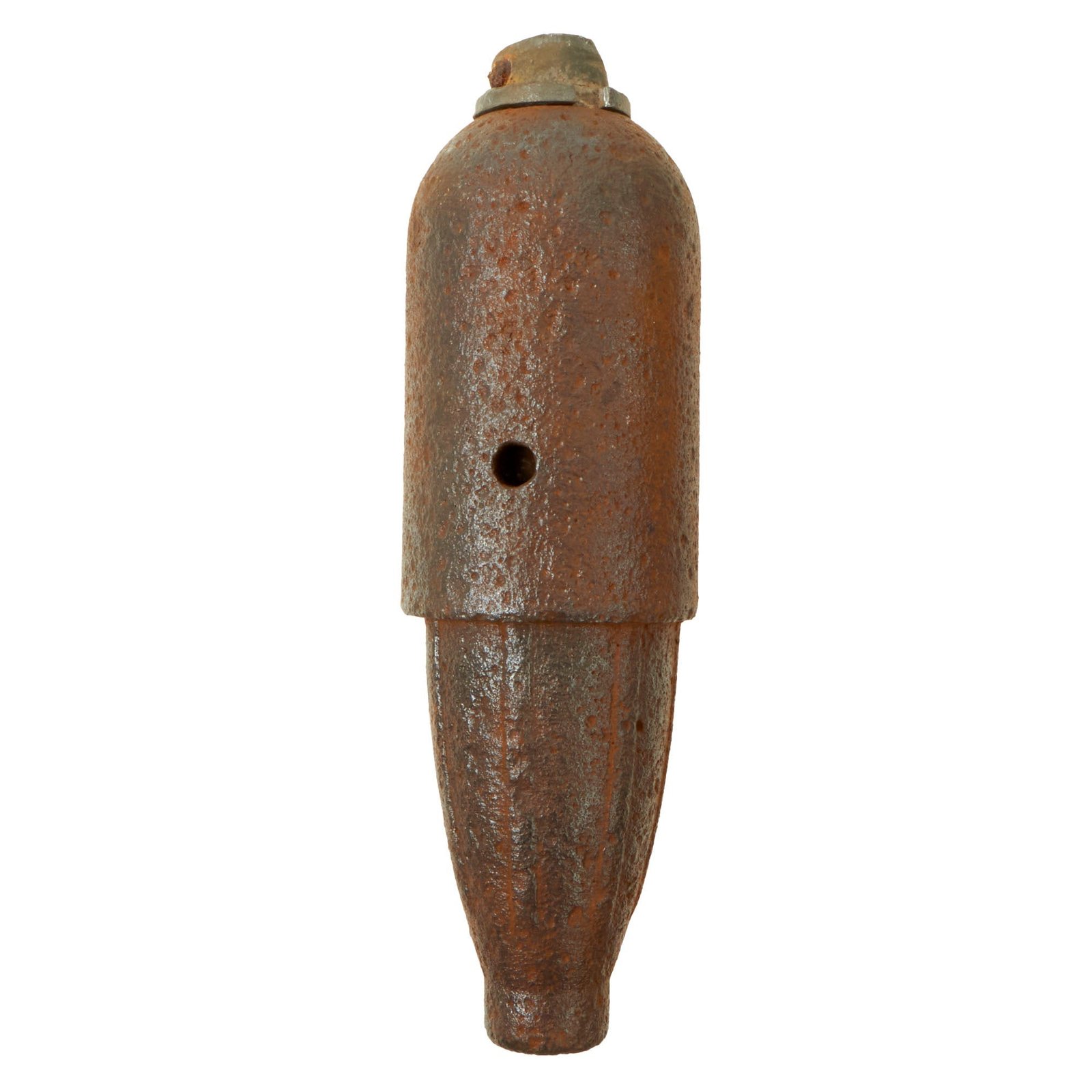 Buy Original U.S. Civil War Union Army Intact 3” Schenkl Artillery Shell With Combination Fuse - Inert | Original Firearms Antique For Sale
