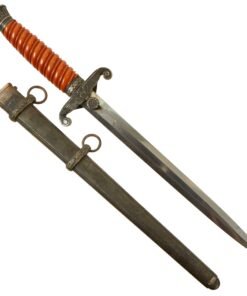 Buy Original German WWII Early Army Heer Officer Dagger by Max Weyersberg with Scabbard - WMW Waffen | Original Firearms Antique For Sale