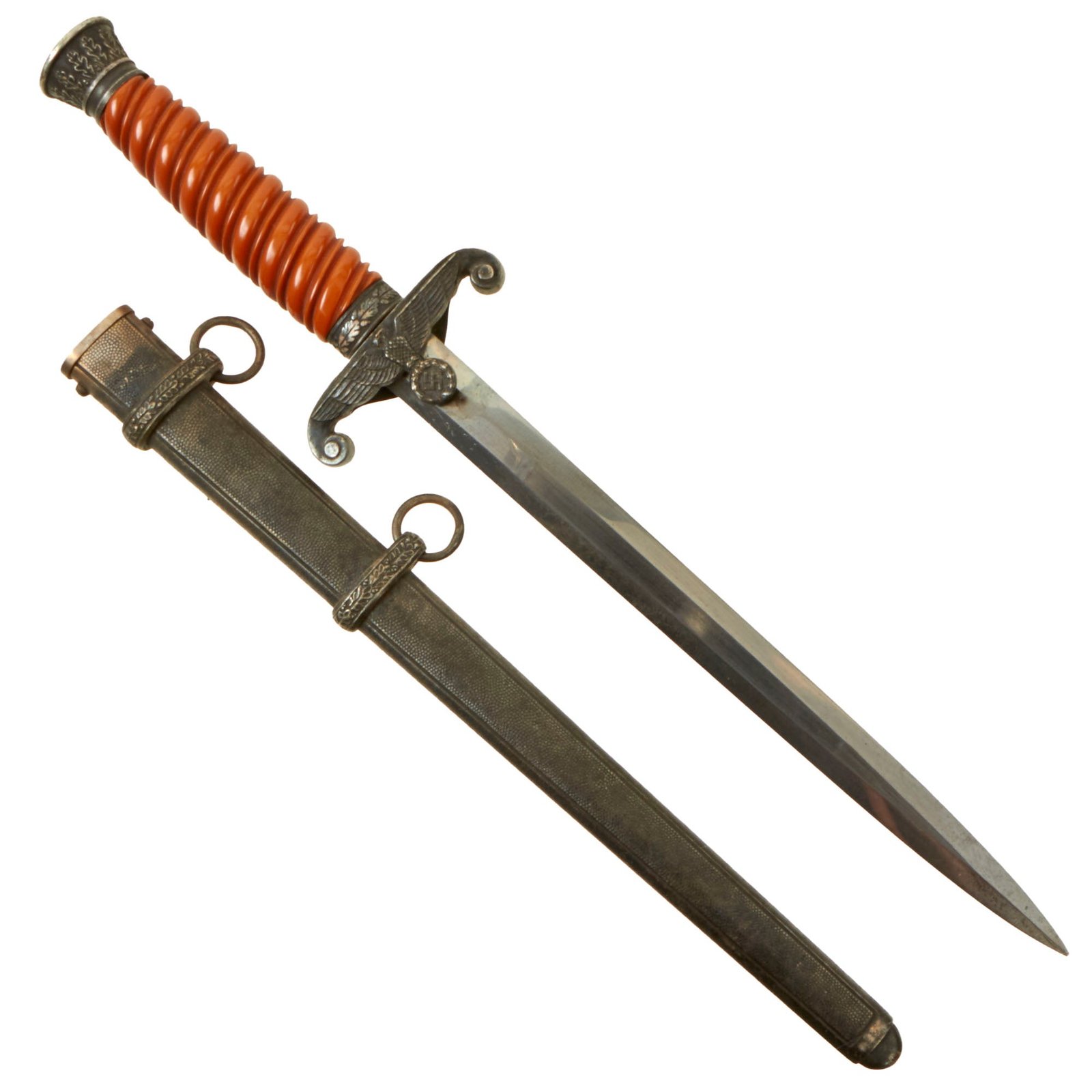 Buy Original German WWII Early Army Heer Officer Dagger by Max Weyersberg with Scabbard - WMW Waffen | Original Firearms Antique For Sale