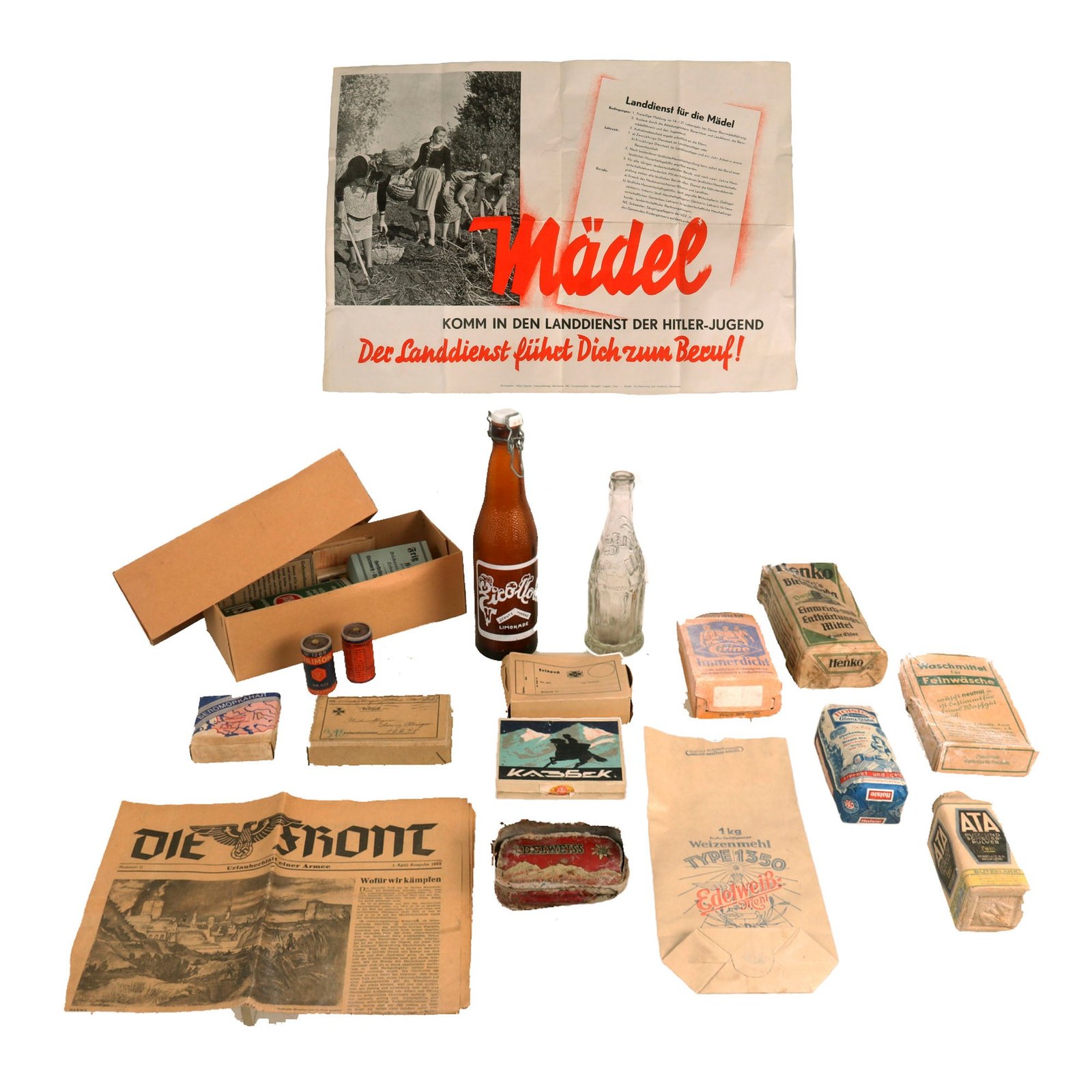 Buy Original German WWII Personal Effects & Feldpost Items Collection with Some Captured Soviet Items | Original Firearms Antique For Sale
