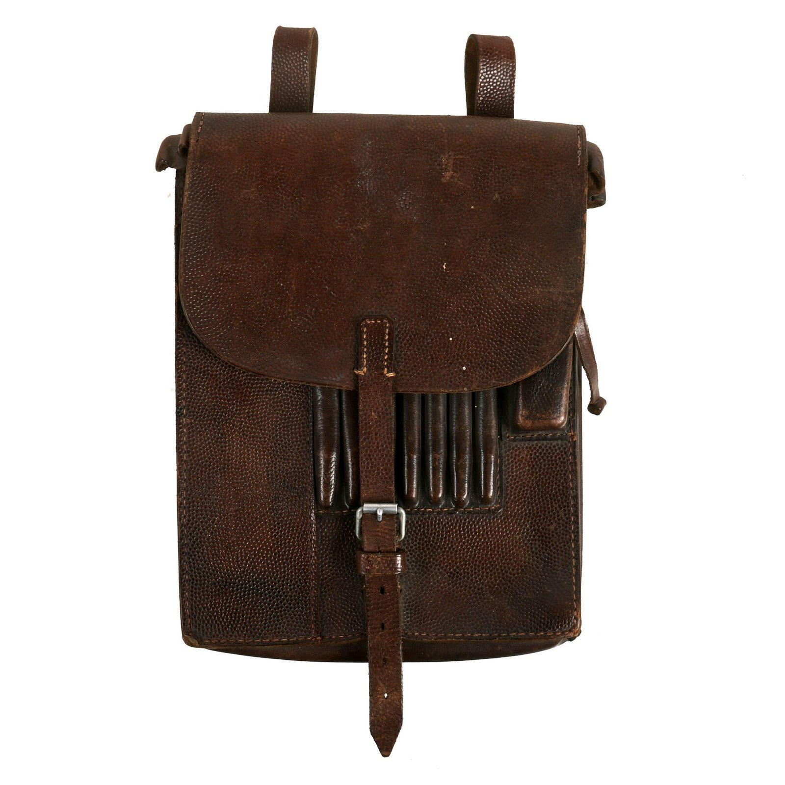 Buy Original German Pre-WWII Luftwaffe Officer M35 Brown Leather Dispatch Map Case - LBA (S) Marked | Original Firearms Antique For Sale