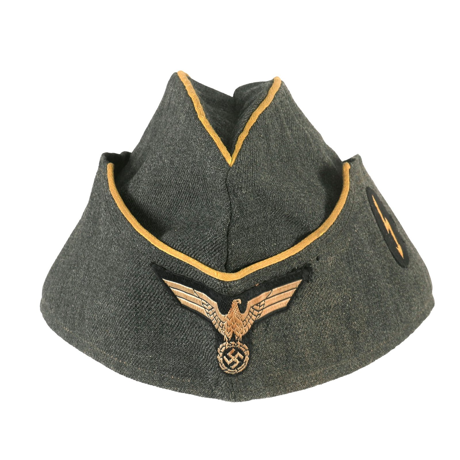 Buy Original German WWII Named Heer Army Wehrmachthelferin Female Auxiliary Signals M38 Overseas Cap - Size 54 | Original Firearms Antique For Sale