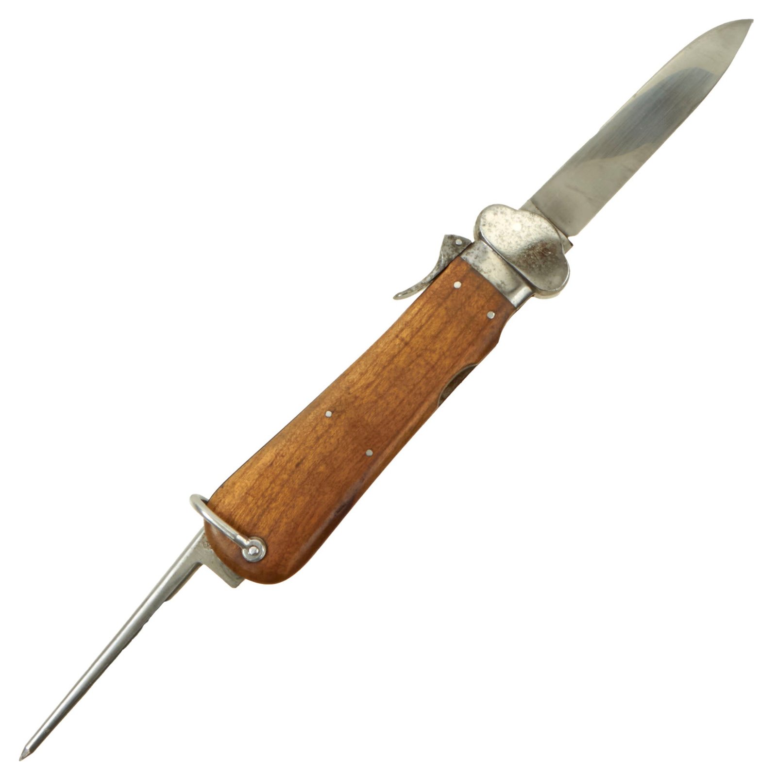 Buy Original German WWII Luftwaffe Gravity Knife by Solinger Metallwaren Fabrik with Waffen Proof - SMF | Original Firearms Antique For Sale