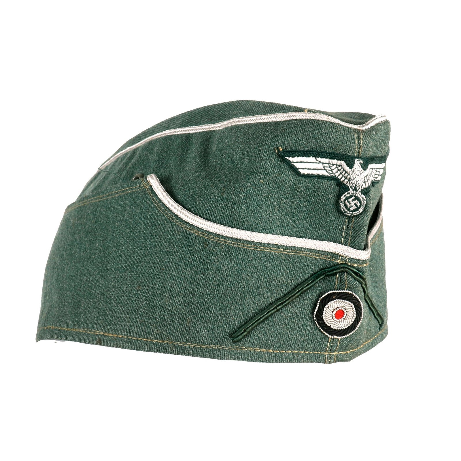 Buy Original German WWII Heer Army Jäger Officer Wool M38 Overseas Cap - size 58 | Original Firearms Antique For Sale
