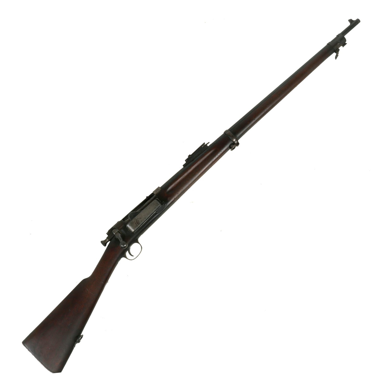 Buy Original U.S. Springfield Model 1896 Krag-Jørgensen Rifle Serial 92095 with M1901 Rear Sight & Cleaning Rod - Made in 1898 | Original Firearms Antique For Sale