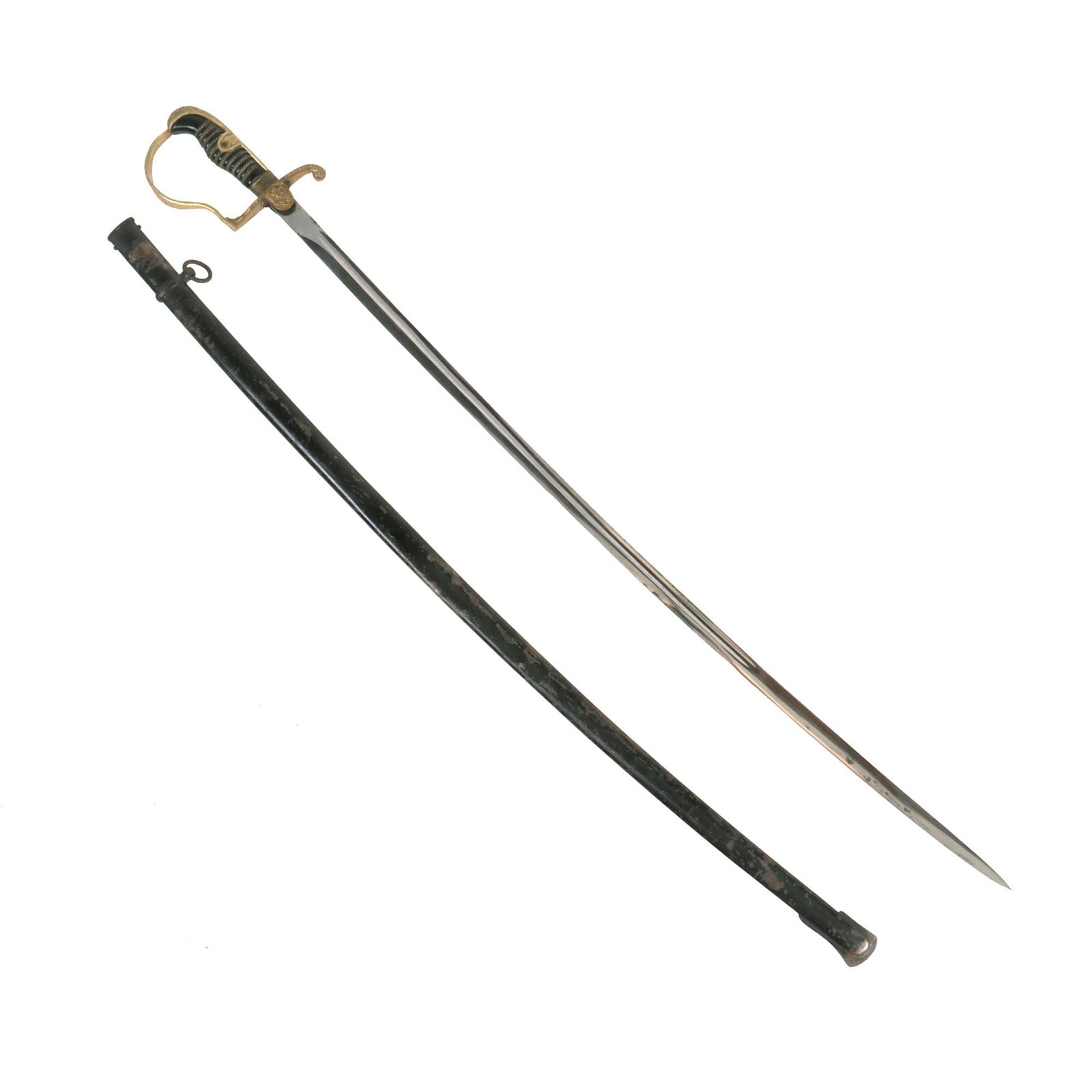 Buy Original German WWII Officer's Dove Head Sword by ALCOSO of Solingen circa 1936 - 1940 with Scabbard | Original Firearms Antique For Sale
