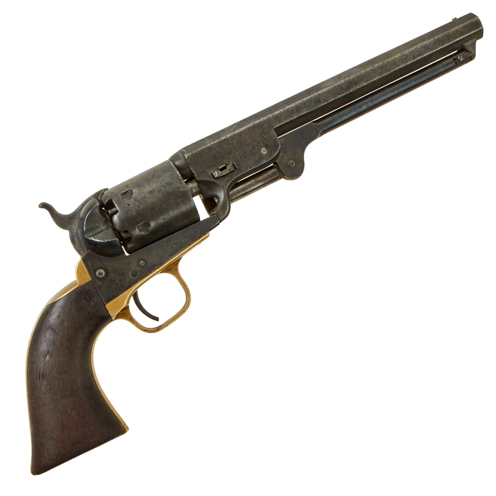Buy Original U.S. Indian Wars Era Colt Model 1851 Navy .36cal Percussion Revolver made in 1867 - Matching Serial 202513 | Original Firearms Antique For Sale