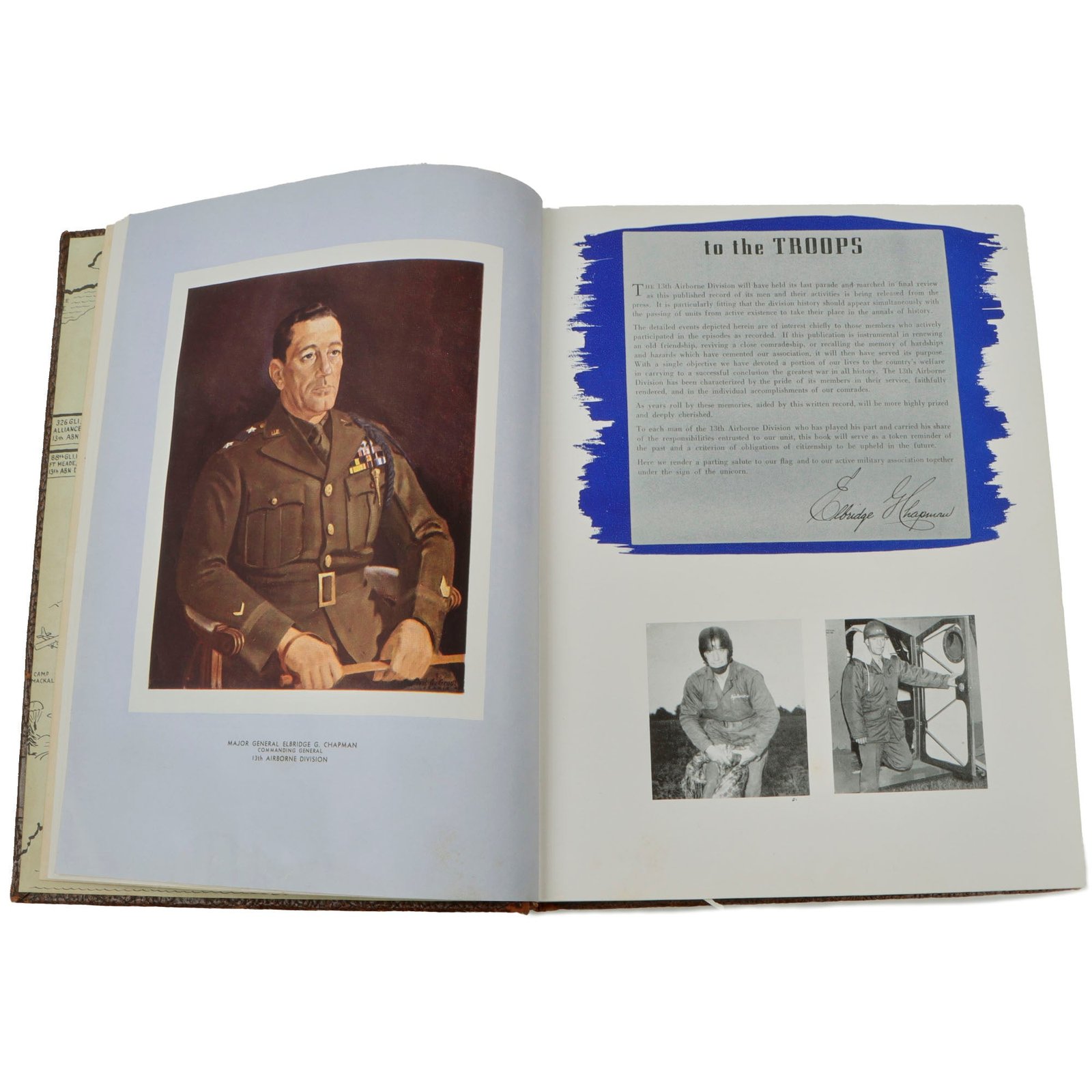Original U.S. WWII 13th Airborne Division Unit History 1943-1946 - Includes Division Roster