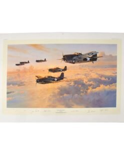 Original Signed Limited Edition Print: “In Gallant Company” by Robert Taylor Signed by Five Medal of Honor Recipients of the Pacific Theater - 1143/1250 - 25 x 36 ¼”
