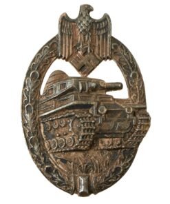 Buy Original German WWII Panzer Assault Tank Badge by A. D. Schwerdt of Stuttgart - Bronze Grade | Original Firearms Antique For Sale