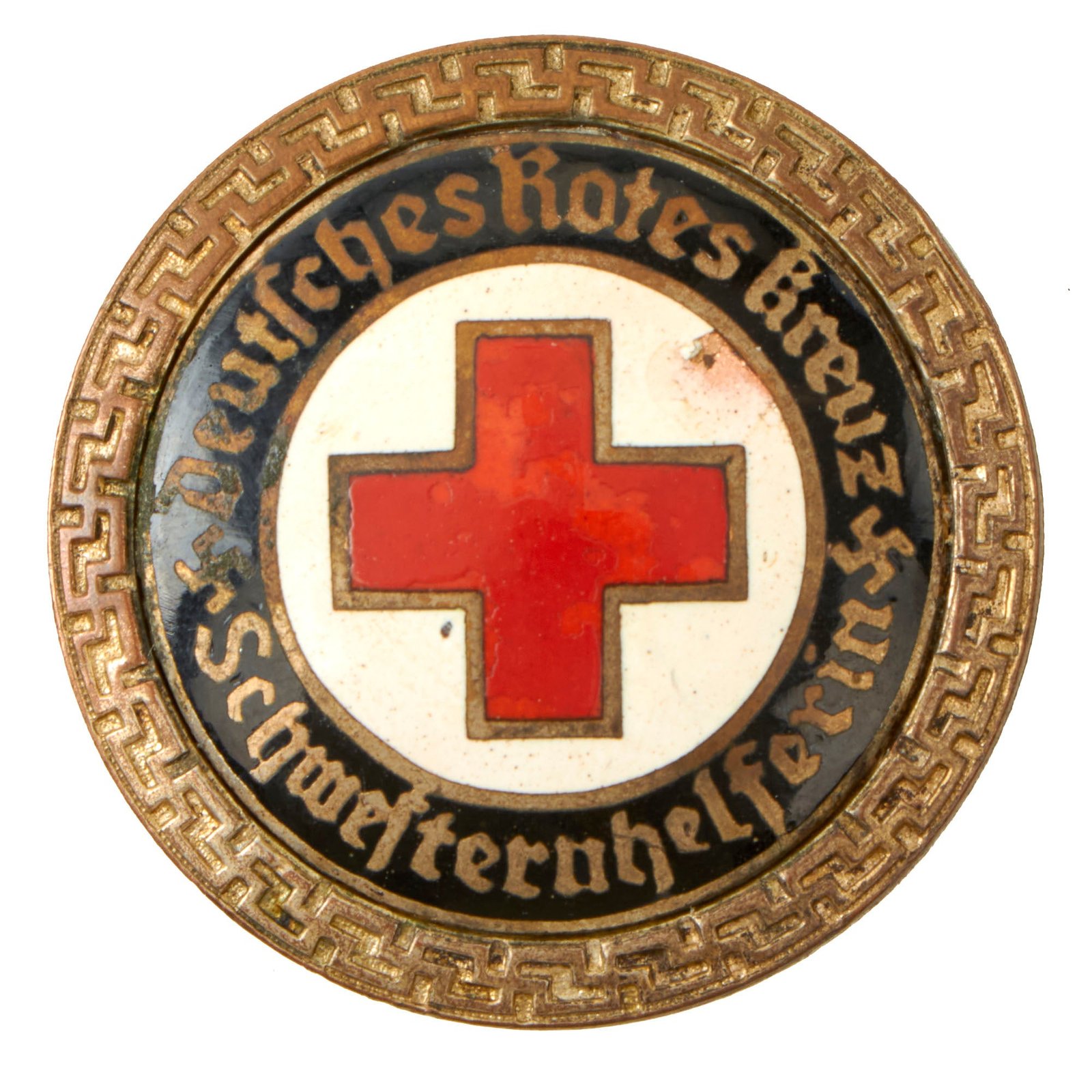 Buy Original German WWII Red Cross DRK Senior Helper Badge - DEUTSCHES ROTES KREUZ SCHWESTERN HELFERIN | Original Firearms Antique For Sale