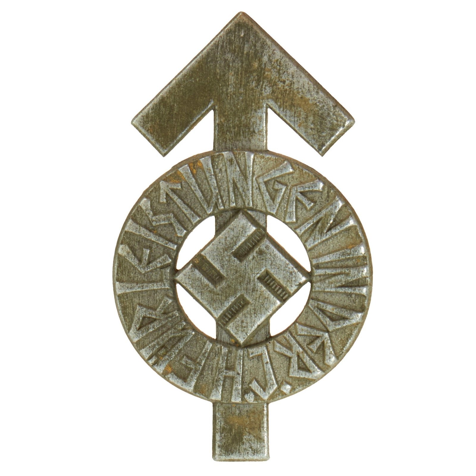 Buy Original German WWII HJ National Youth Association Silver Proficiency Badge by Steinhauer & Lück - RZM M1/63 | Original Firearms Antique For Sale