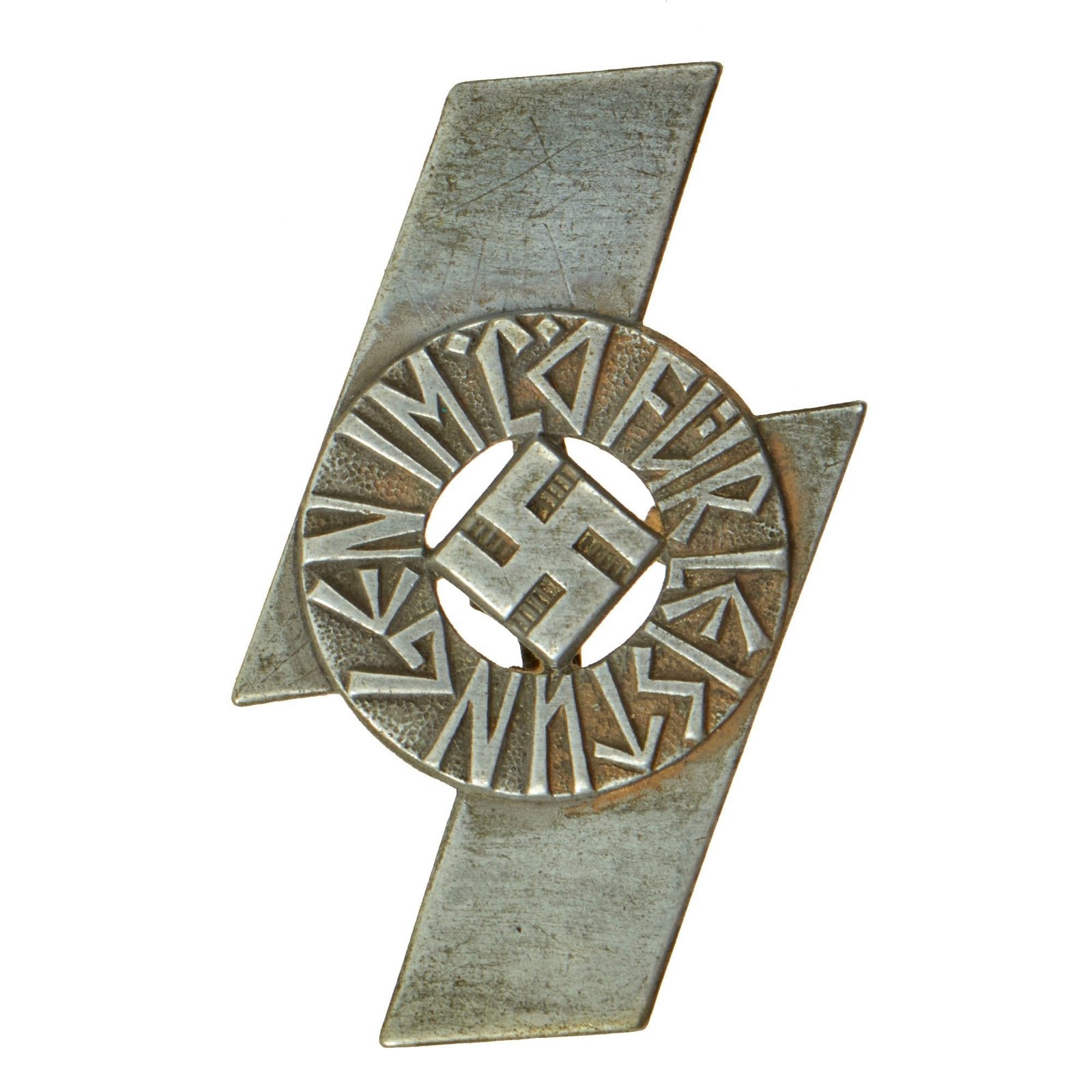 Buy Original German WWII DJ Deutsches Jungvolk Silver Proficiency Badge by Wilhelm Deumer - RZM M1/120 | Original Firearms Antique For Sale