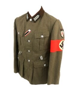Buy Original German WWII Reichsarbeitsdienst RAD Labor Service Vormann Enlisted Field Uniform Tunic with Armband - dated 1939 | Original Firearms Antique For Sale