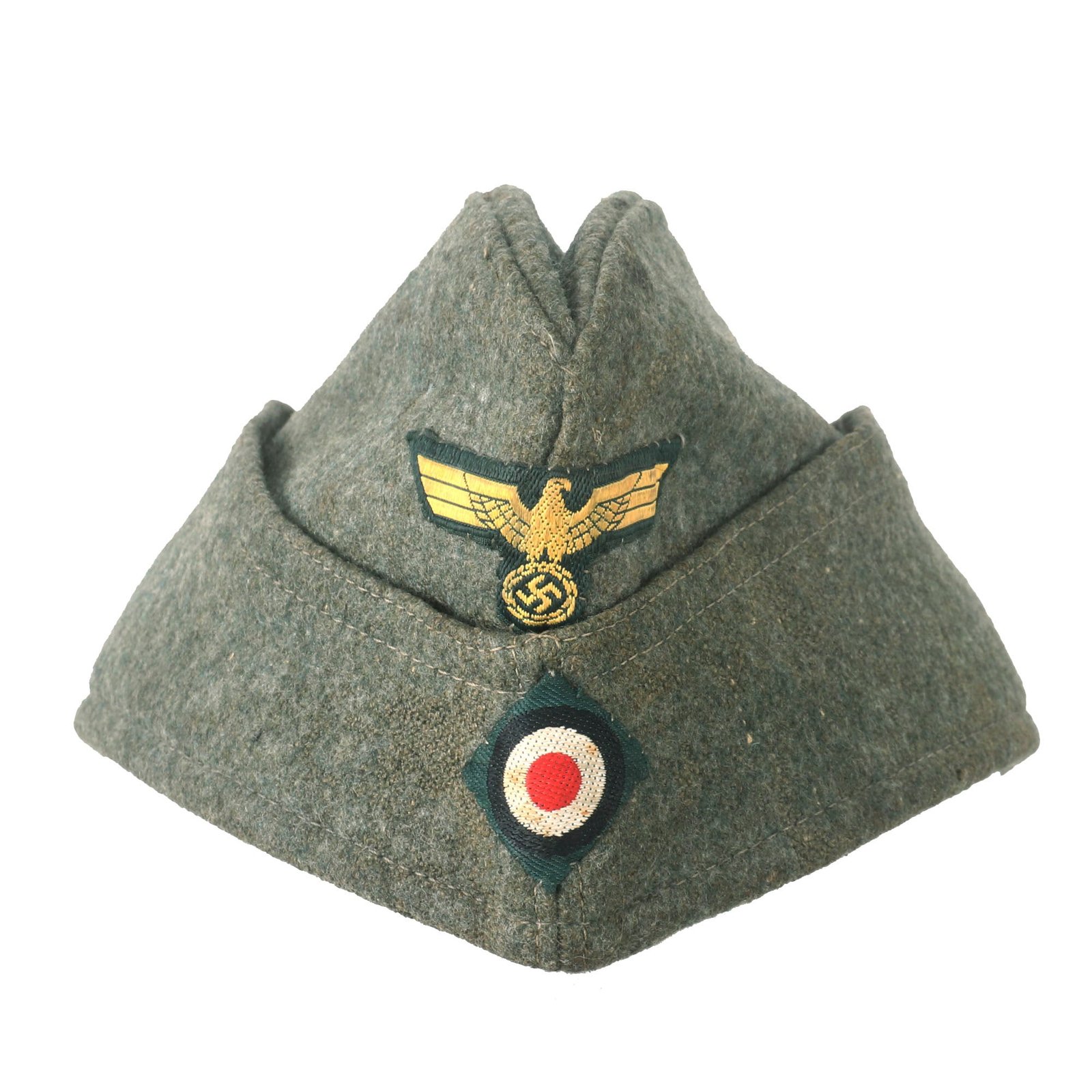 Buy Original German WWII Kriegsmarine Coastal Artillery M38 Overseas Wool Cap in size 57 - Küstenartillerie | Original Firearms Antique For Sale