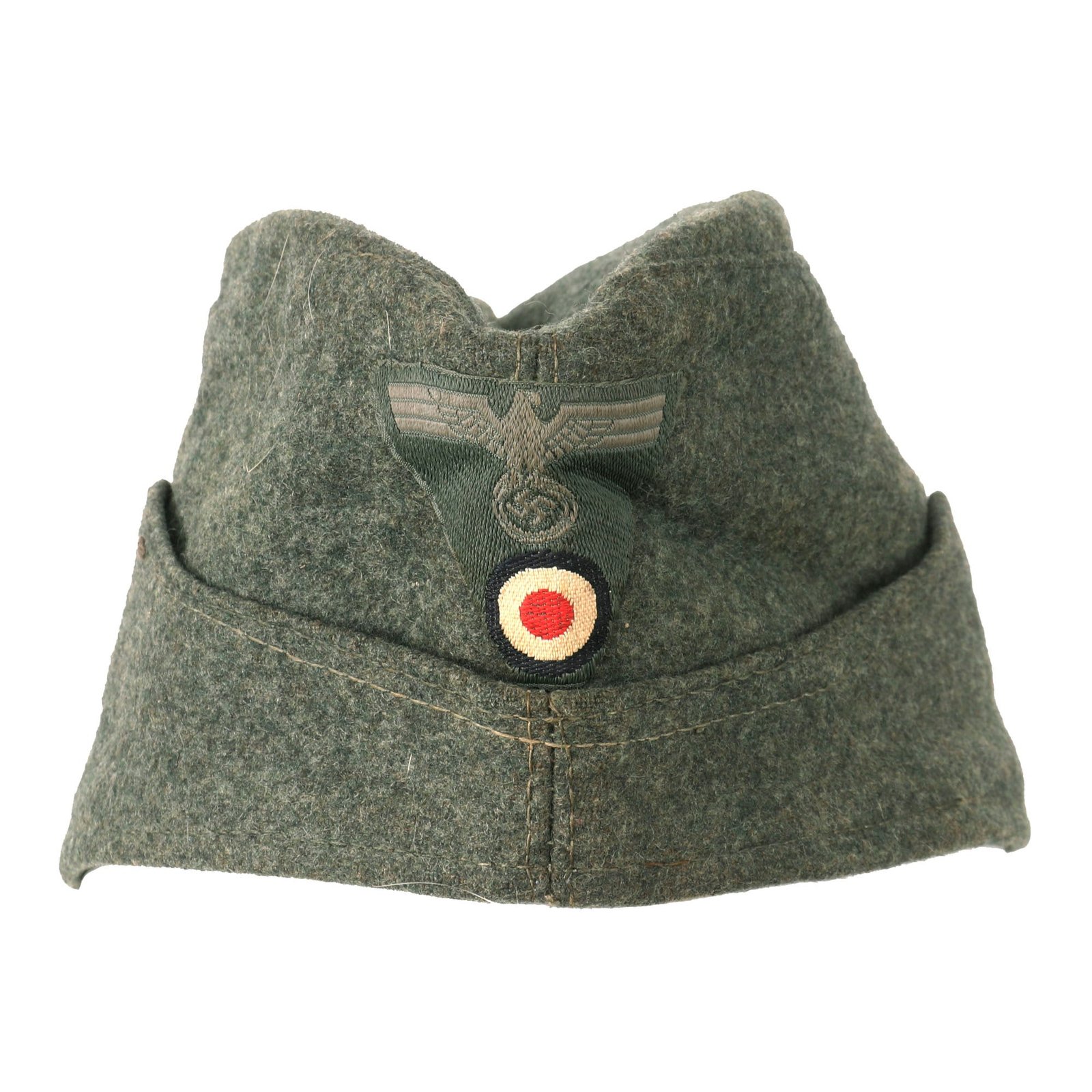 Buy Original German WWII Heer Army EM-NCO Schiffchen M38 Overseas Cap with Two Part Liner | Original Firearms Antique For Sale