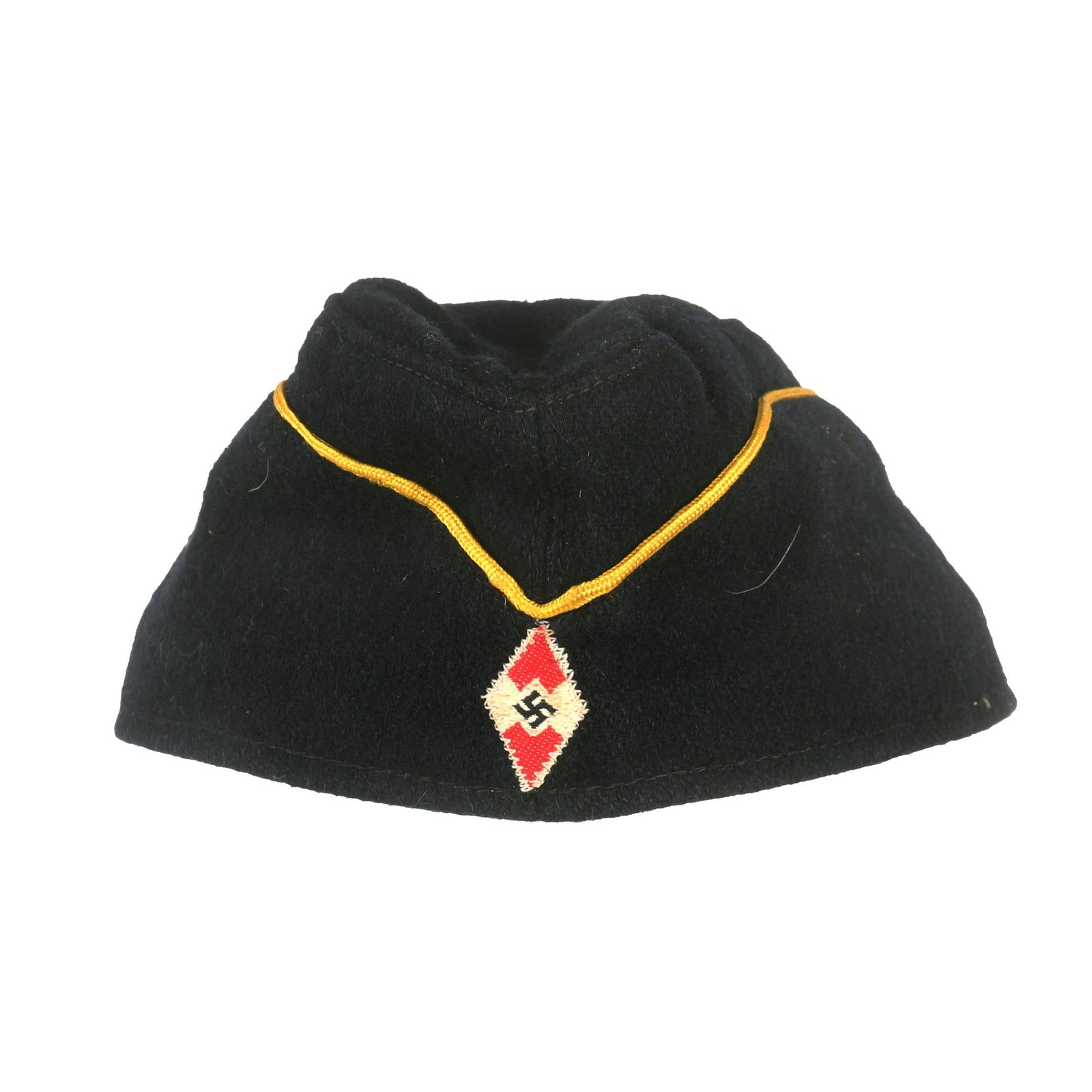 Buy Original German WWII HJ National Youth Organization Nachrichten-HJ Signals Overseas Cap with RZM Tag - Size 55 | Original Firearms Antique For Sale