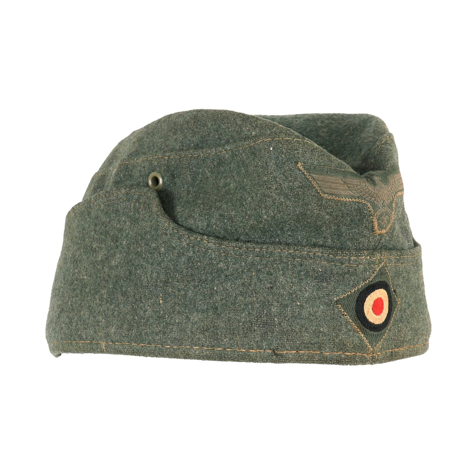Buy Original German WWII Heer Army Early EM-NCO Schiffchen M38 Overseas Cap with Early Stitching Pattern | Original Firearms Antique For Sale