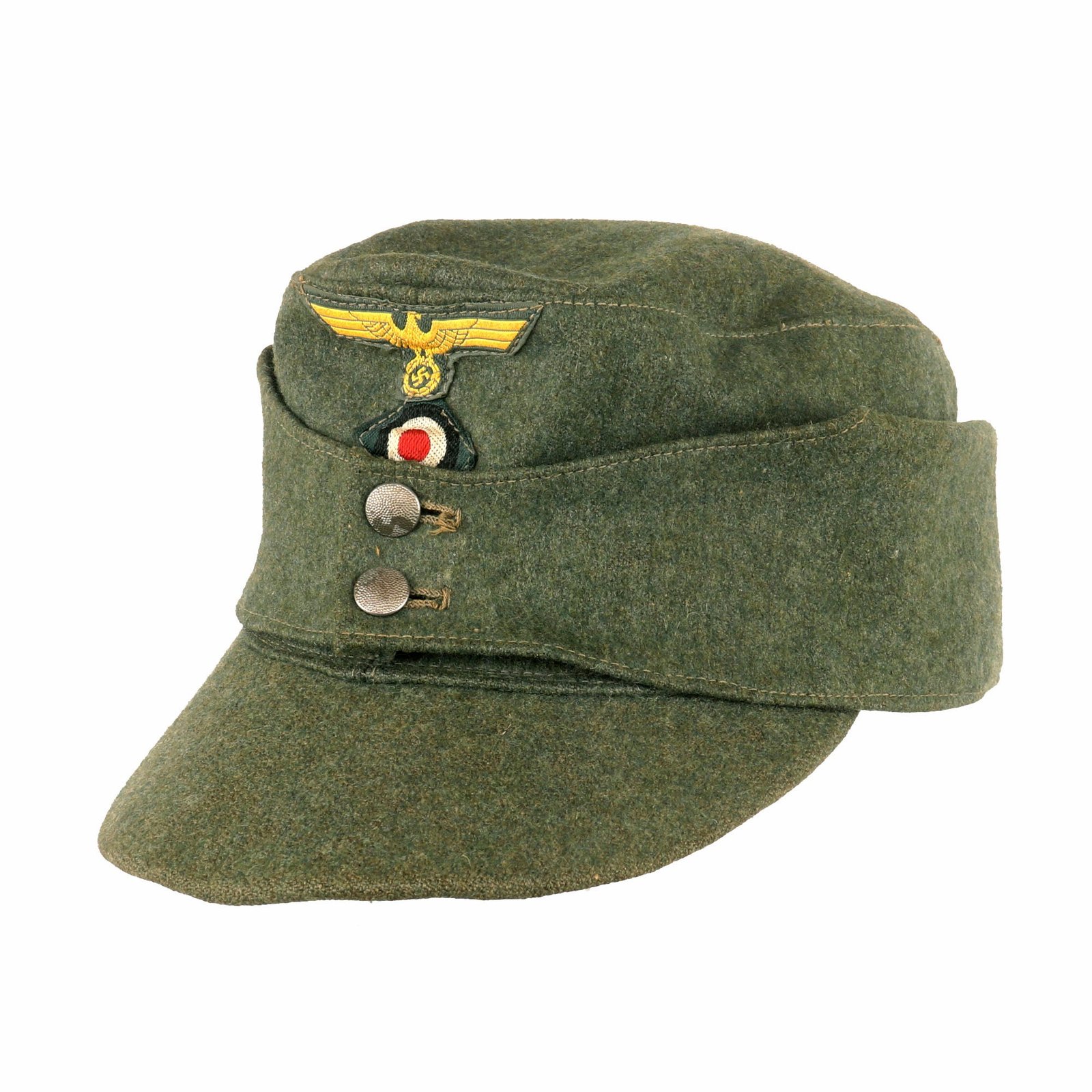 Buy Original German WWII Kriegsmarine Coastal Artillery M43 Einheitsmütze Field Cap with RBNr Code - Size 57 | Original Firearms Antique For Sale