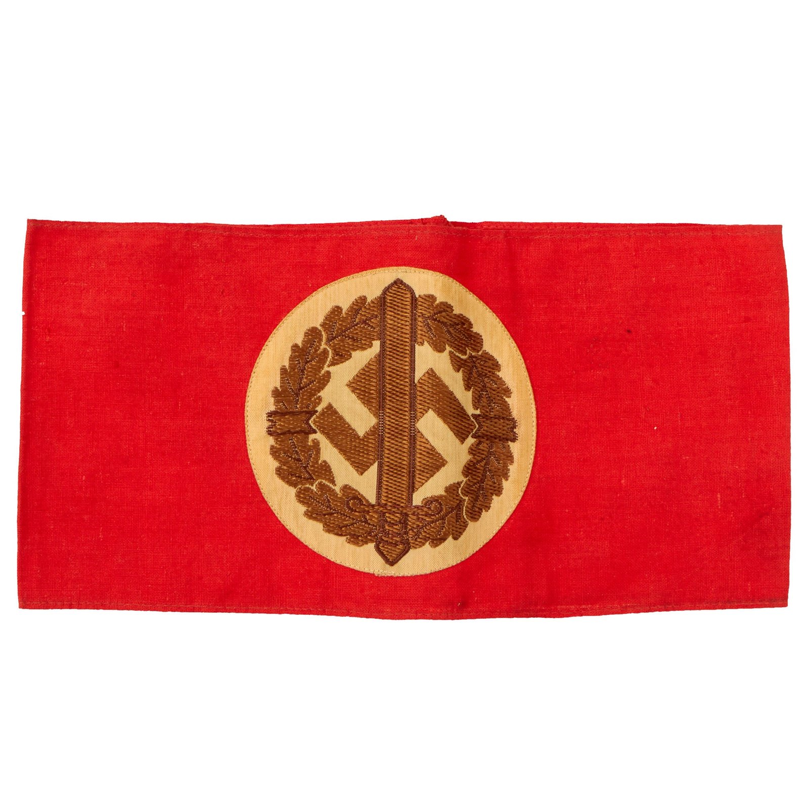 Buy Original German WWII SA Wehrmannschaft Defense Team Training Armband with Paper RZM Tag - RZM A4/23 | Original Firearms Antique For Sale